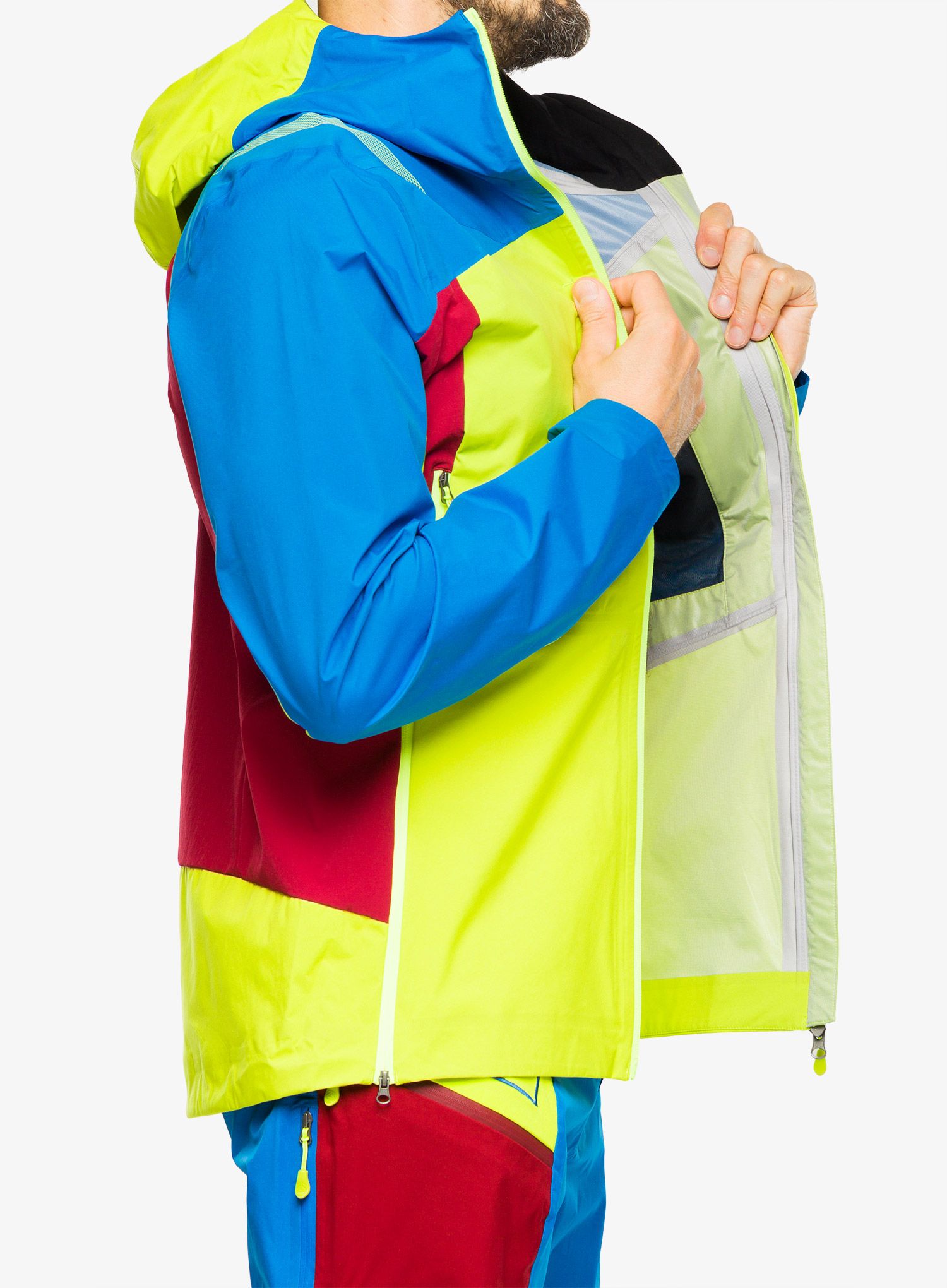 Bunda na skialpinismus La Sportiva Crizzle EVO Shell Jkt - lime punch/electric blue
