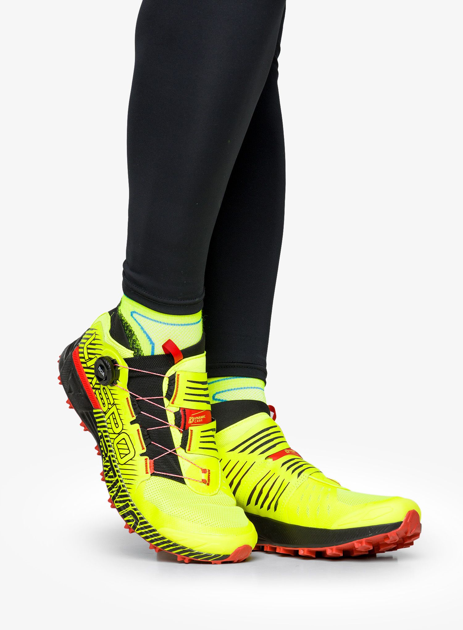 Trailové boty La Sportiva Cyklon - neon/goji