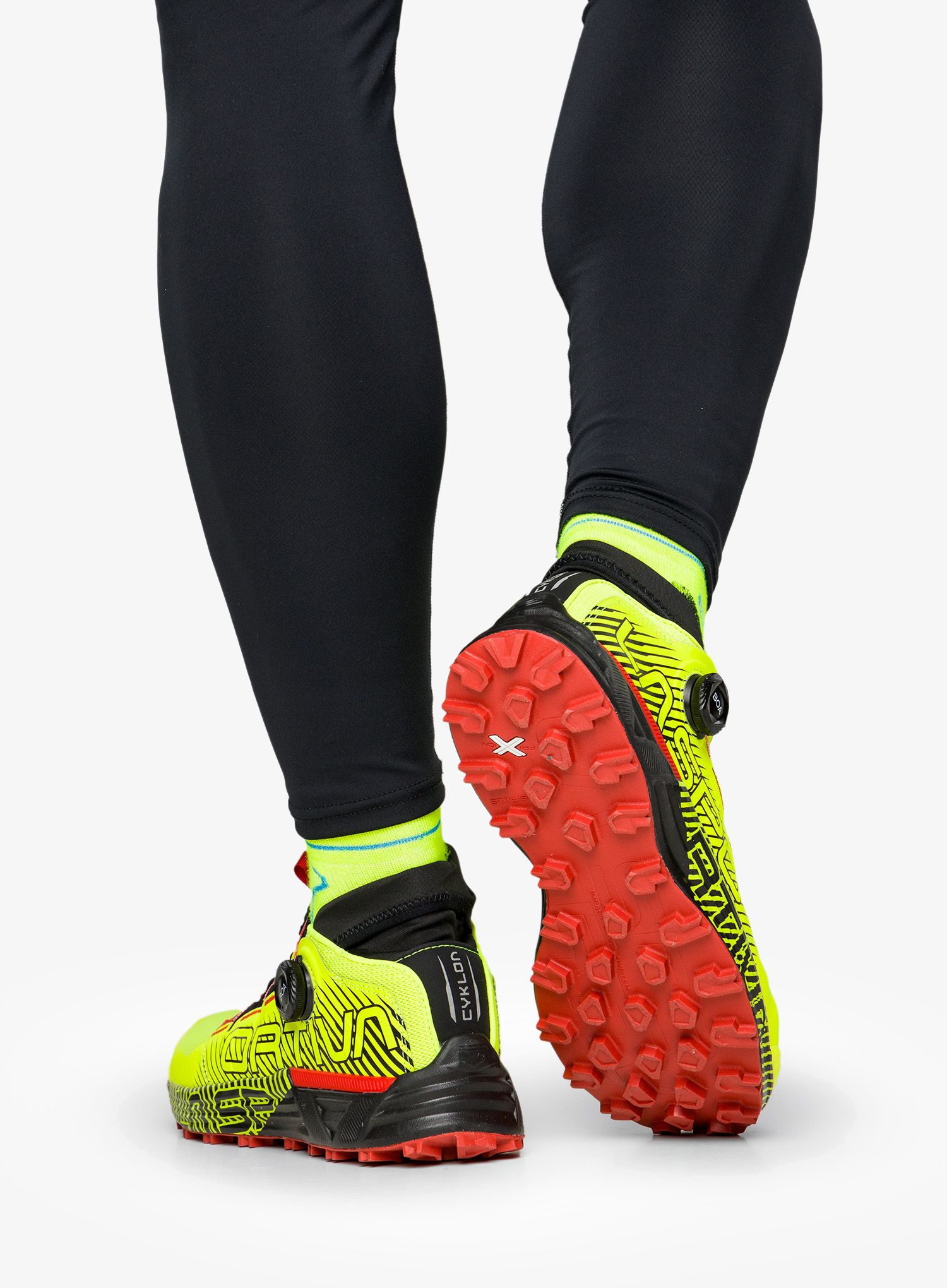 Trailové boty La Sportiva Cyklon - neon/goji