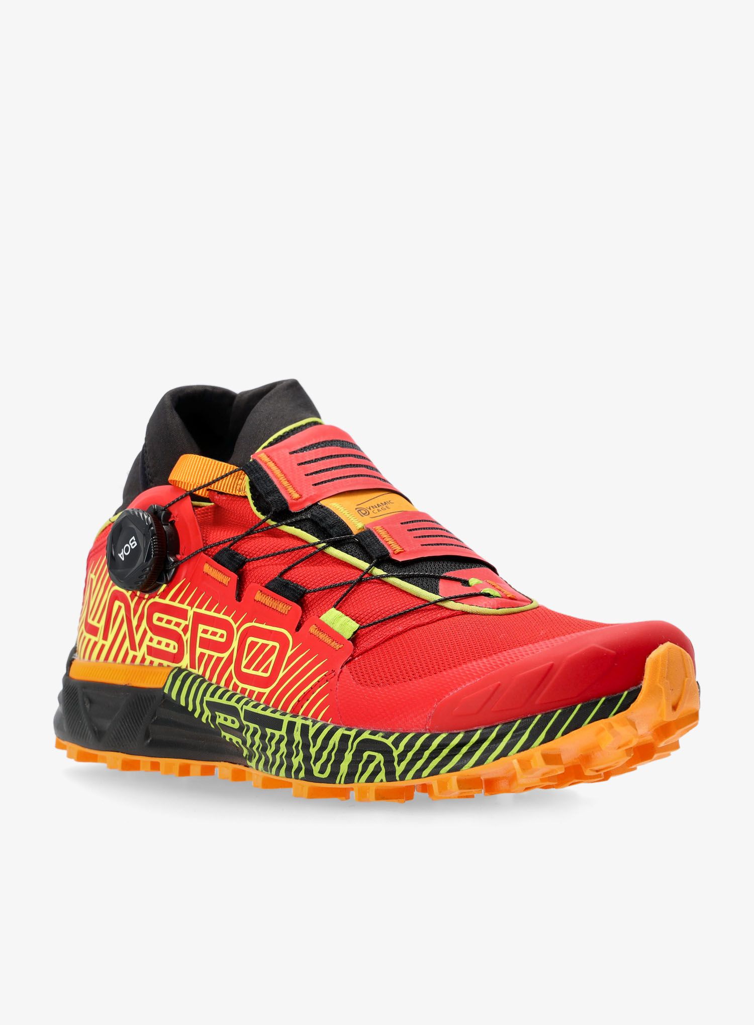 Trailové boty La Sportiva Cyklon - sunset/lime punch