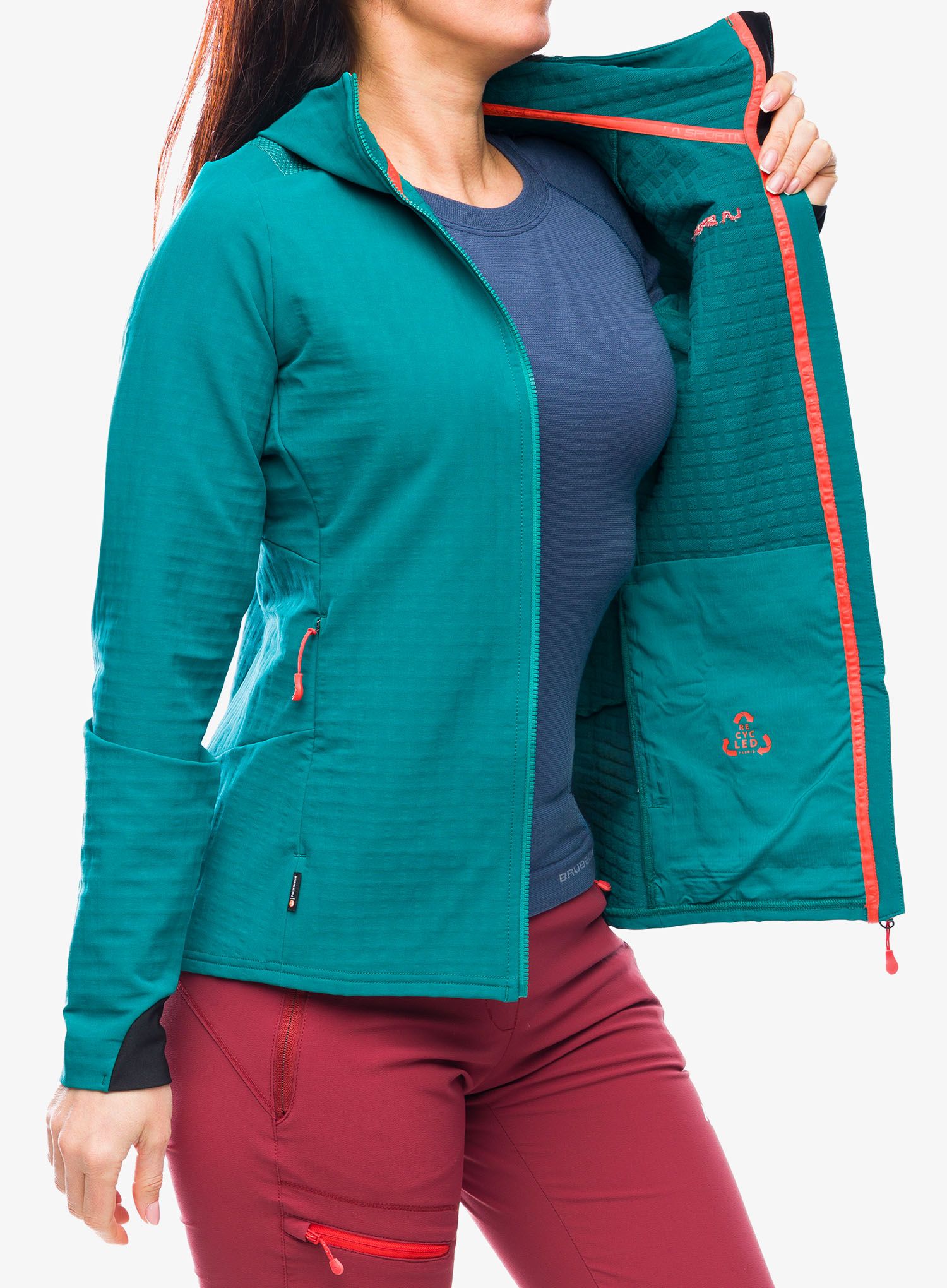 Softshellová bunda dámská La Sportiva Descender Storm Jacket - everglade