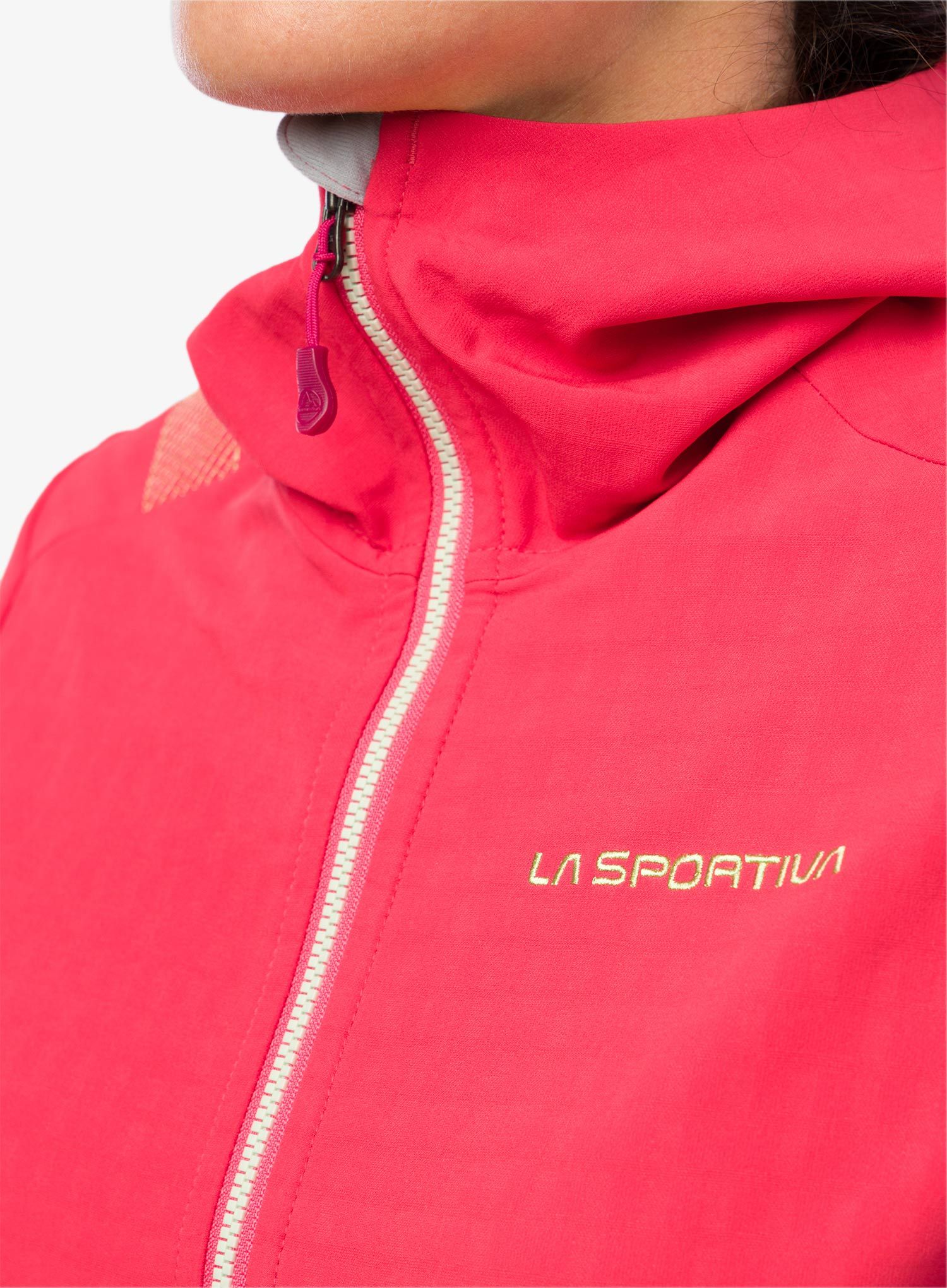 Softshellová bunda dámská La Sportiva Descender Storm Jacket - lollipop/cerise