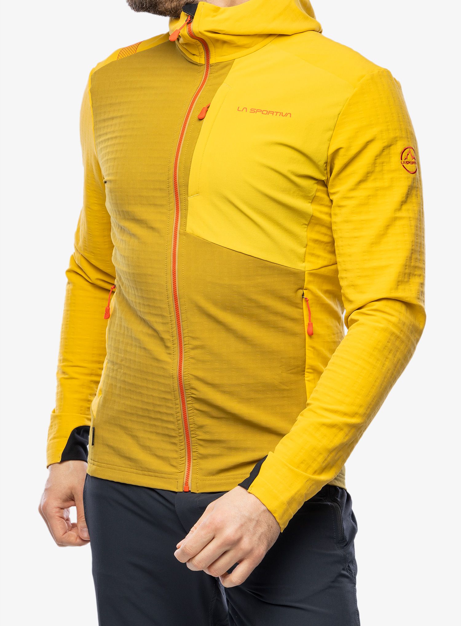 Softshellová bunda La Sportiva Descender Storm Jkt - savana/bamboo
