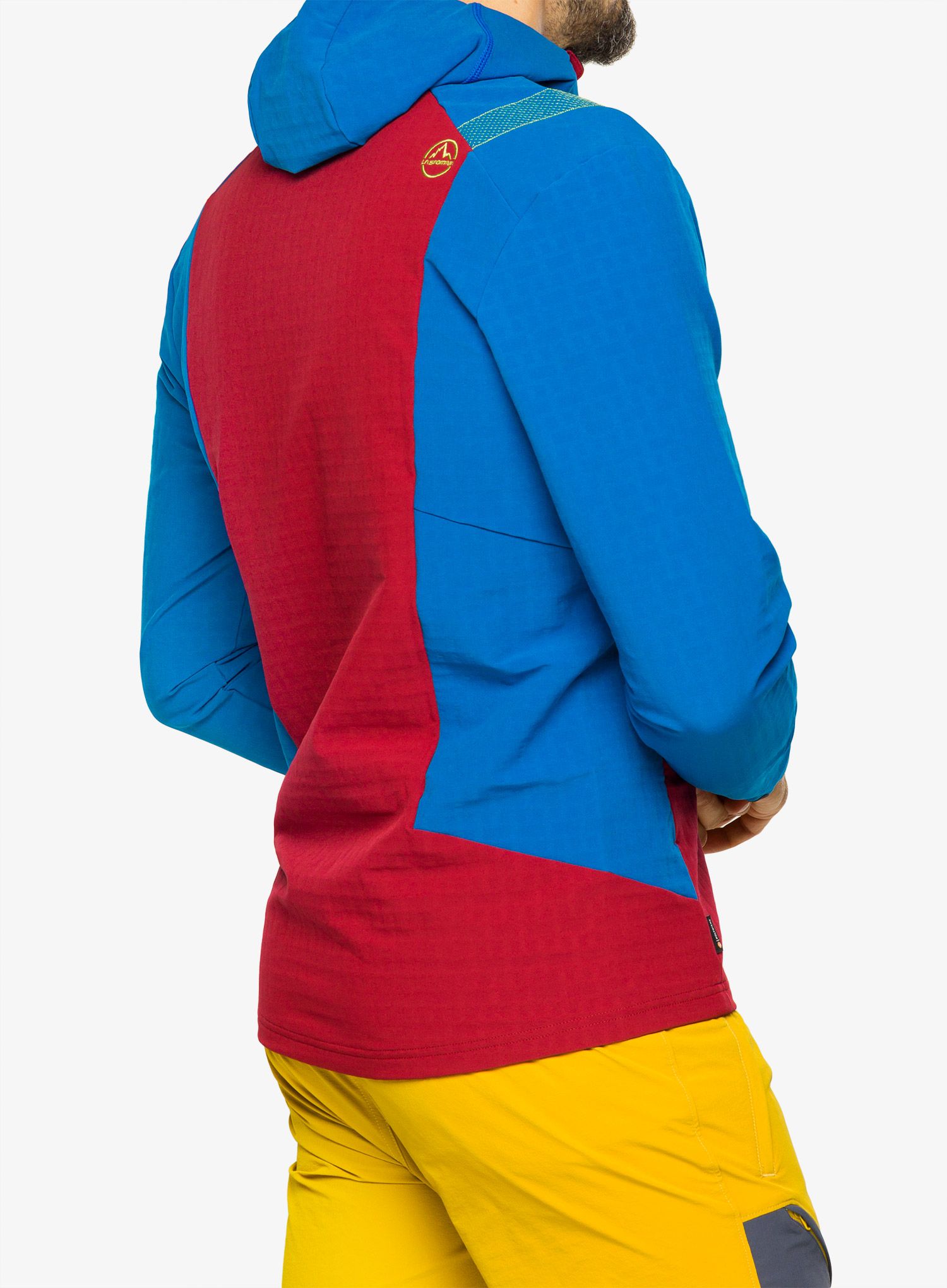 Softshellová bunda La Sportiva Descender Storm Jkt - sangria/electric blue