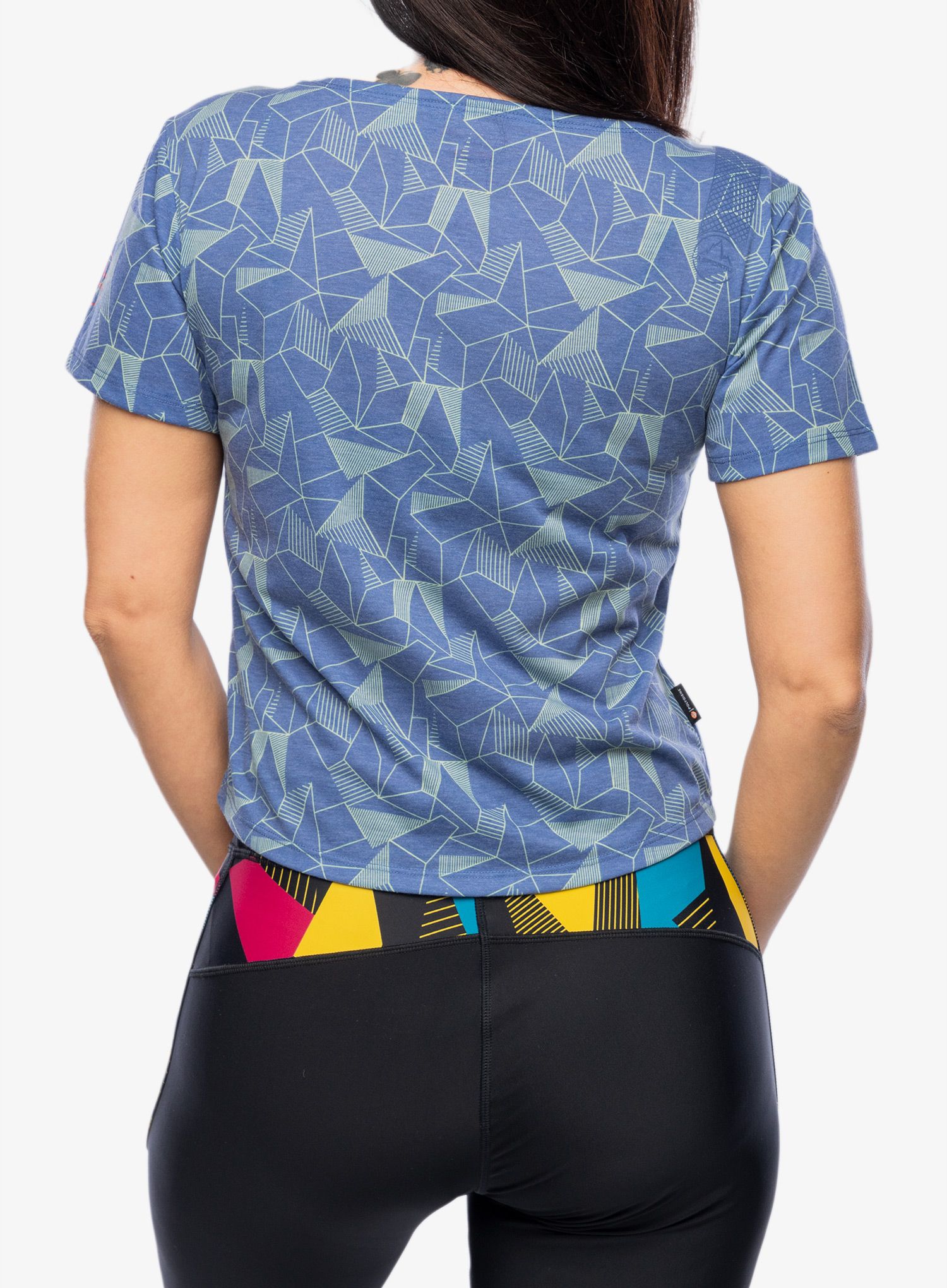 Dámské rychleschnoucí triko La Sportiva Dimension T-Shirt - moonlight/zest