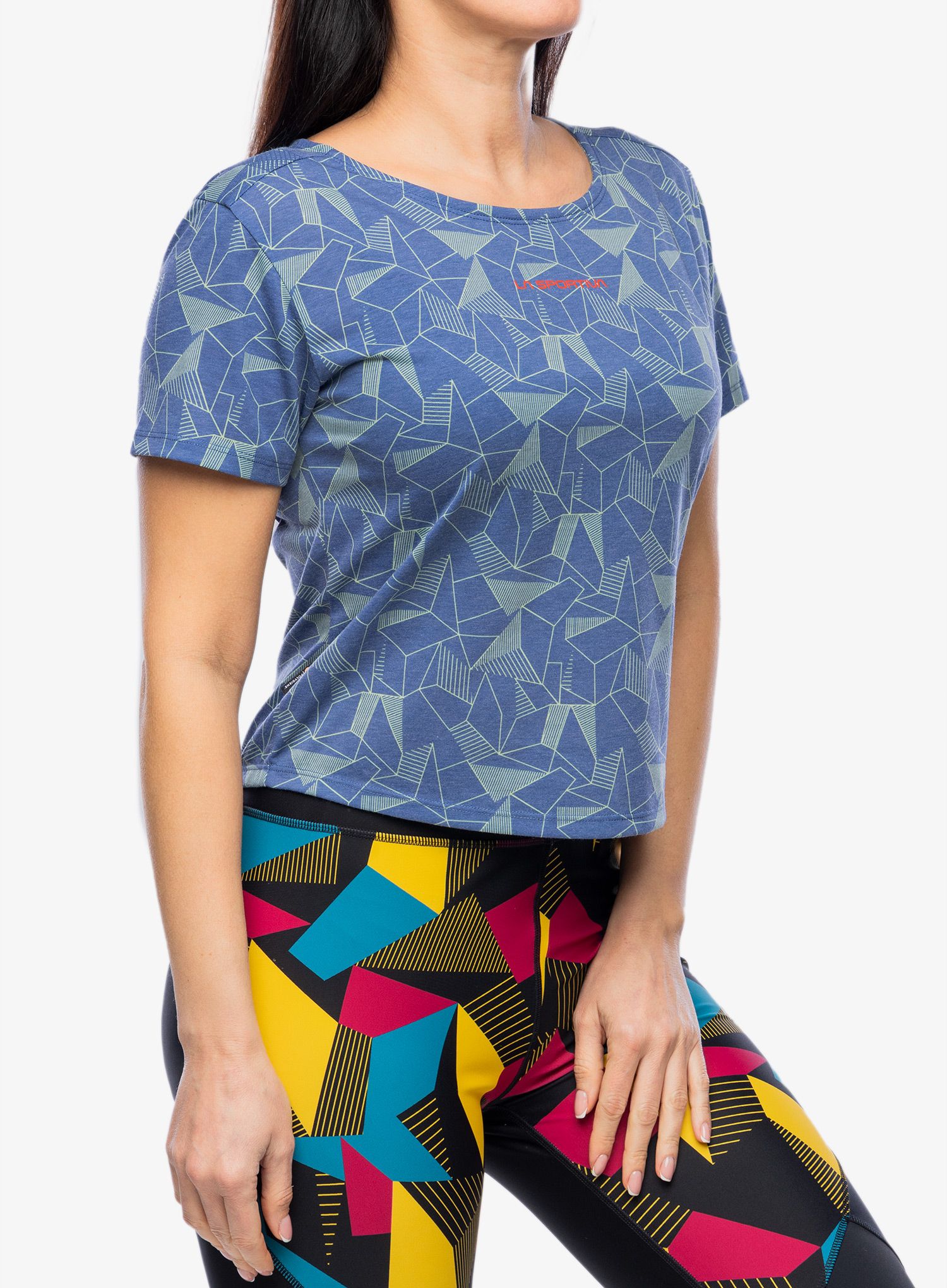 Dámské rychleschnoucí triko La Sportiva Dimension T-Shirt - moonlight/zest