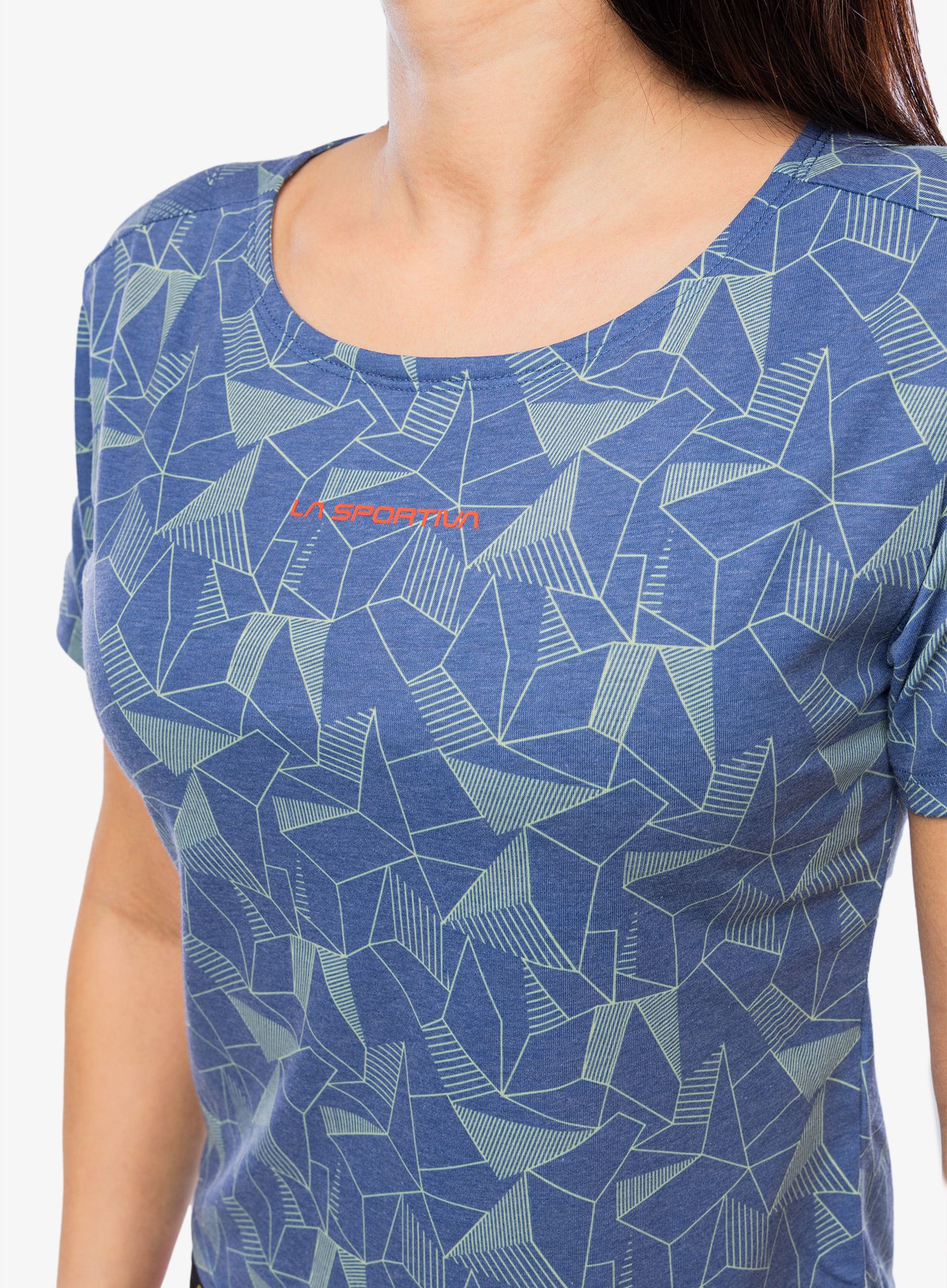 Dámské rychleschnoucí triko La Sportiva Dimension T-Shirt - moonlight/zest