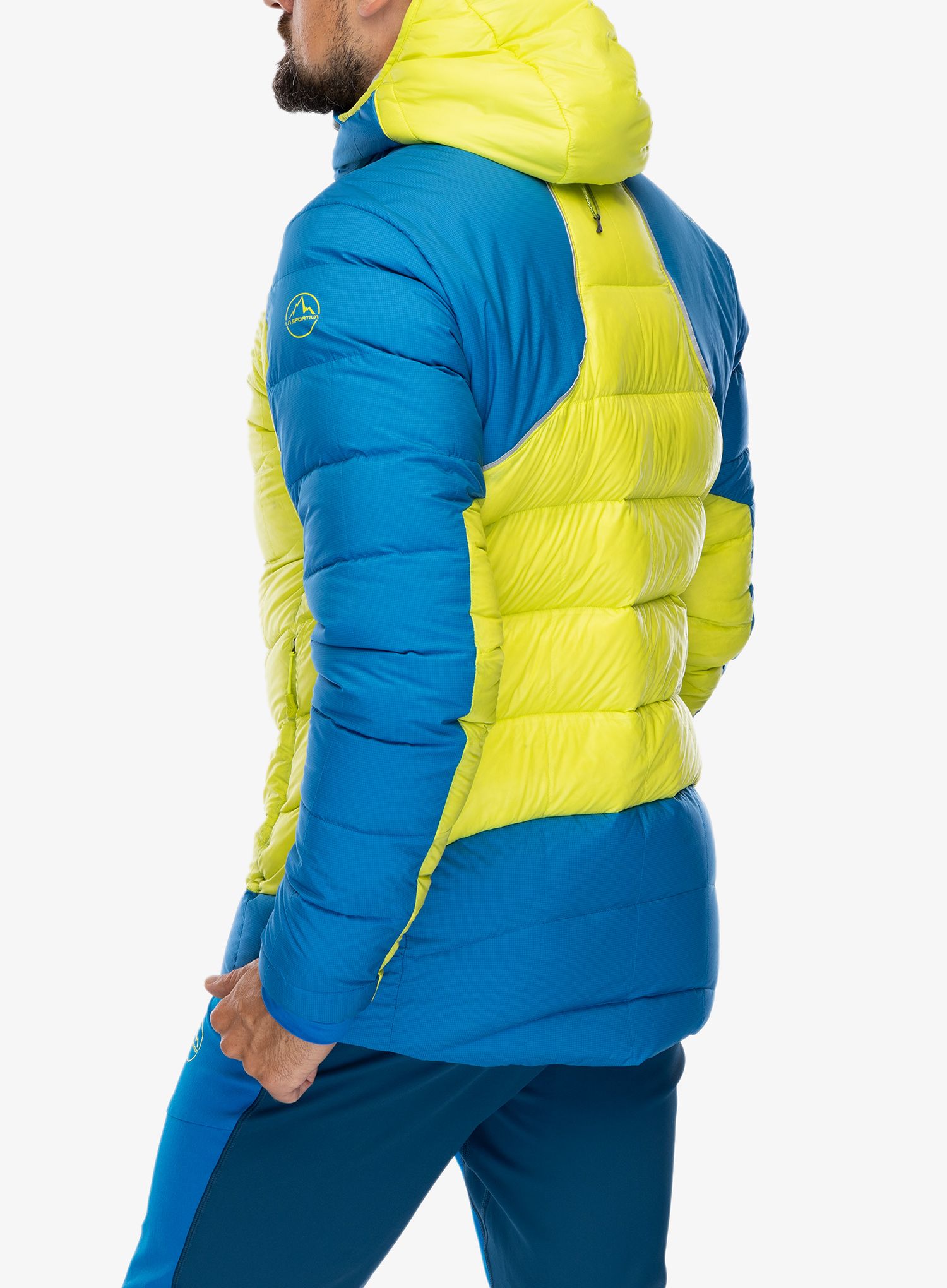 Péřová bunda La Sportiva Dolent Down Jkt - lime punch/electric blue