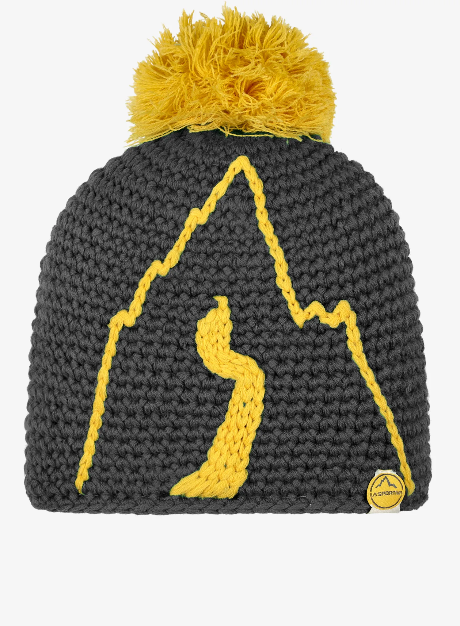 Zimní čepice La Sportiva Dorado Beanie - yellow/carbon