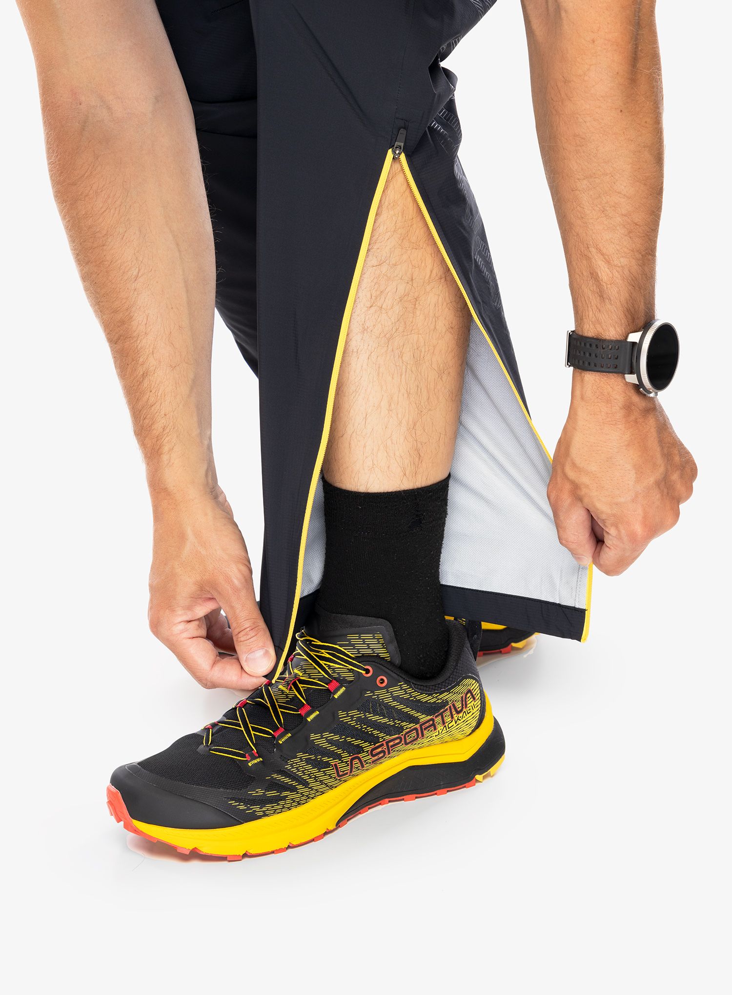 Běžecké kalhoty La Sportiva Drizzle Overpant - black