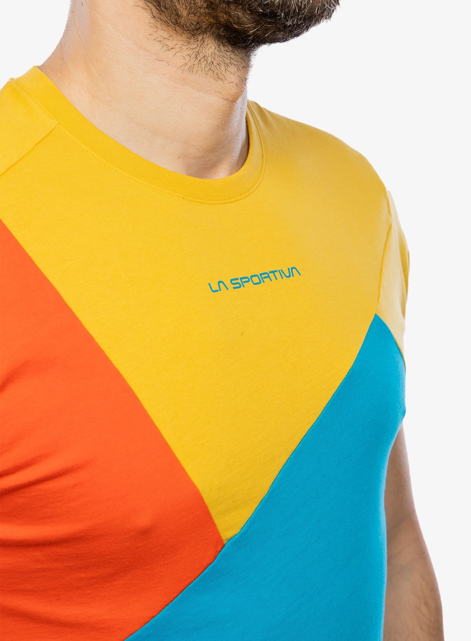 Bavlněné tričko La Sportiva Dude T-Shirt - tropic blue/bamboo