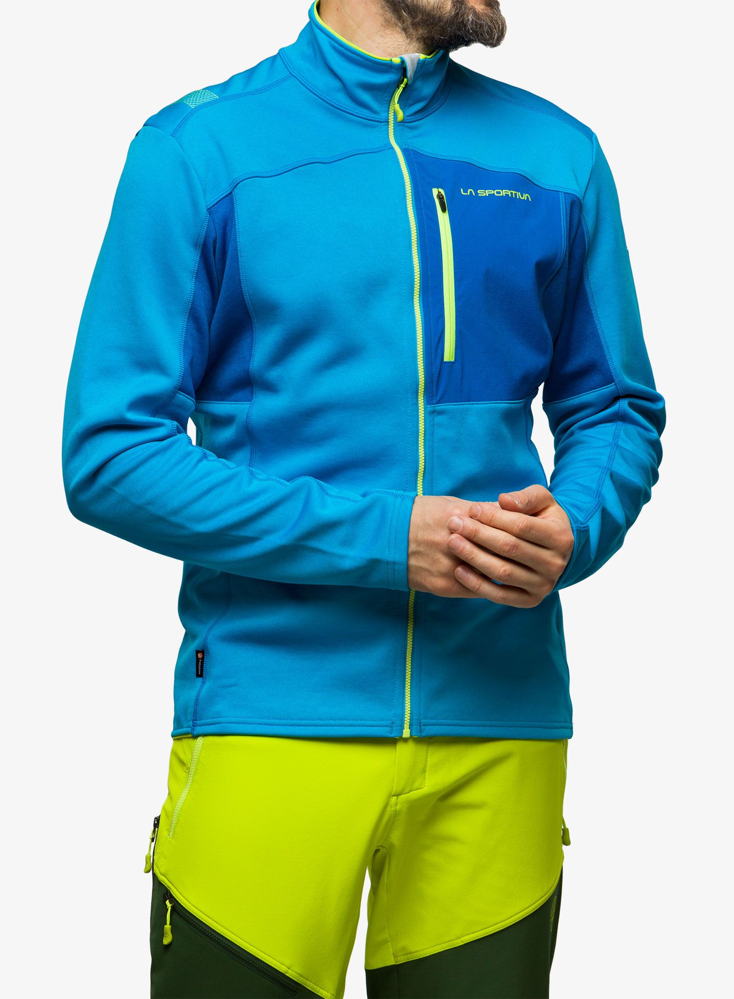 Rozepínací mikina La Sportiva Elements Jacket - maui/electric blue