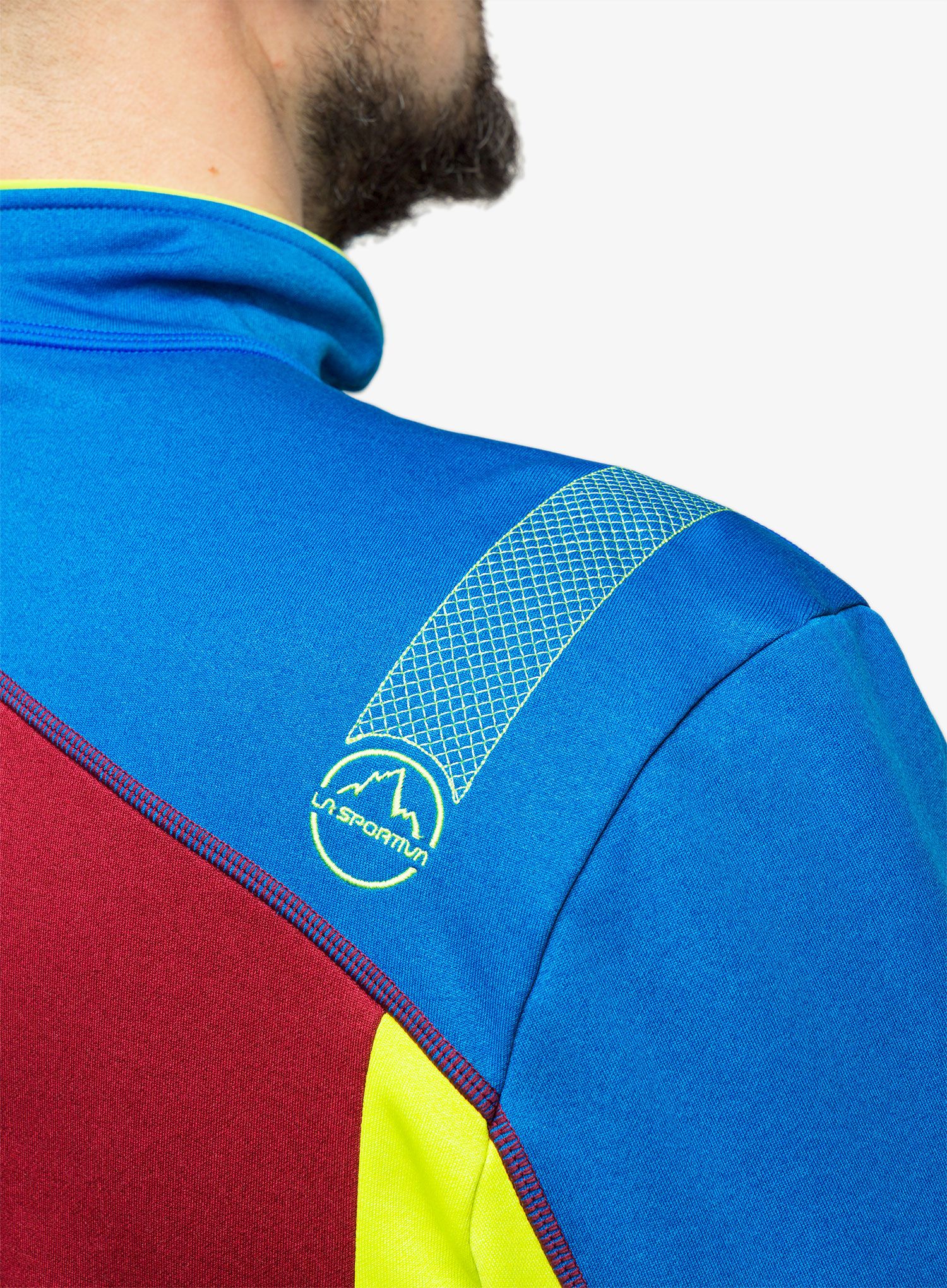 Rozepínací mikina La Sportiva Elements Jacket - sangria/electric blue