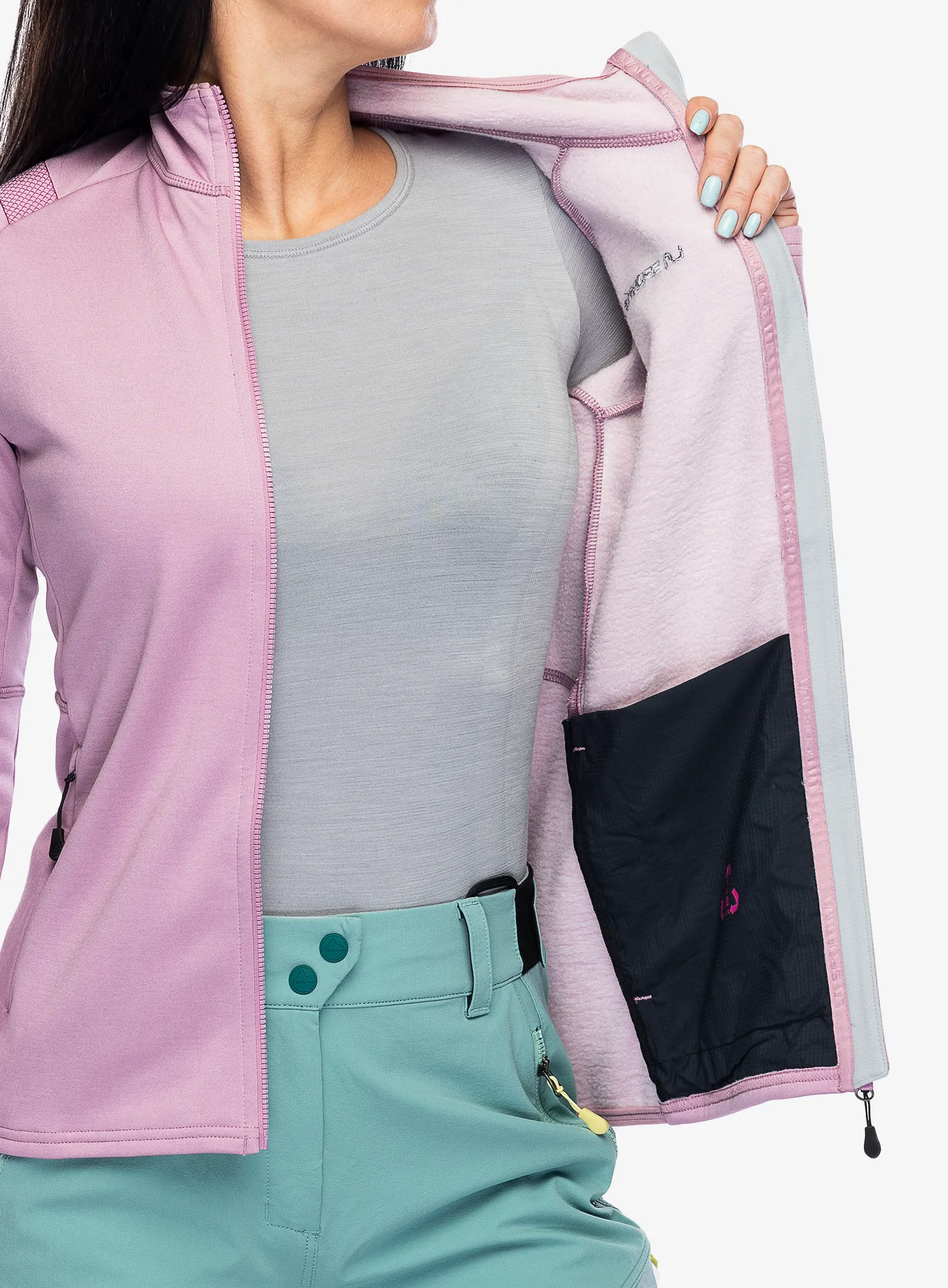 Dámská mikina na zip La Sportiva Elements Jkt - rose