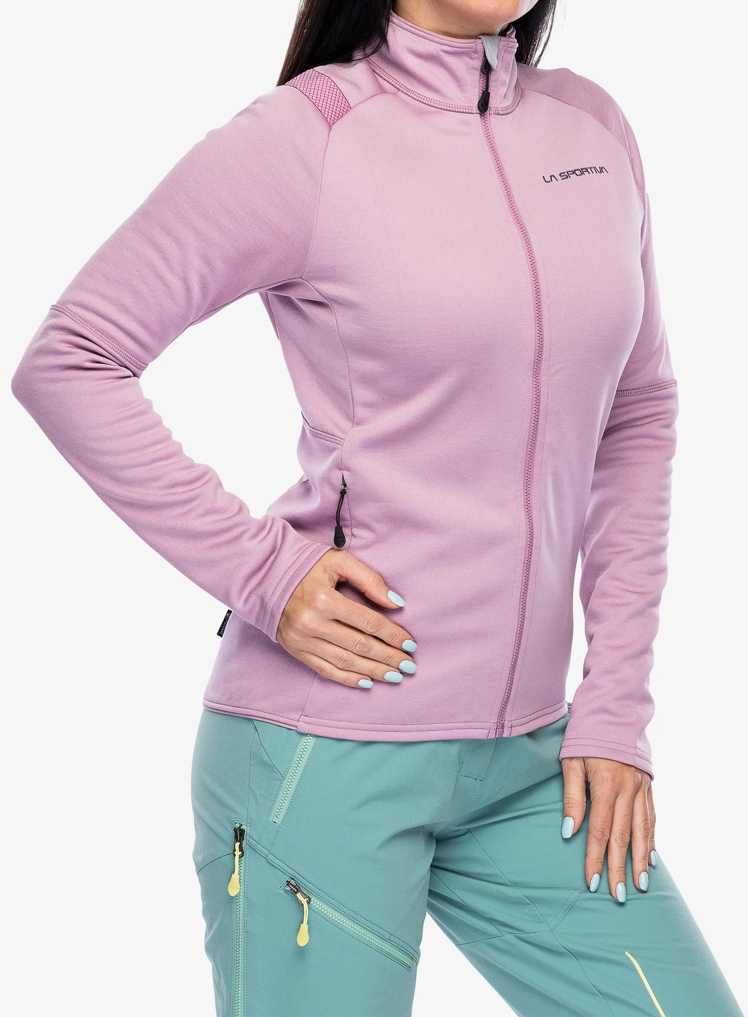 Dámská mikina na zip La Sportiva Elements Jkt - rose