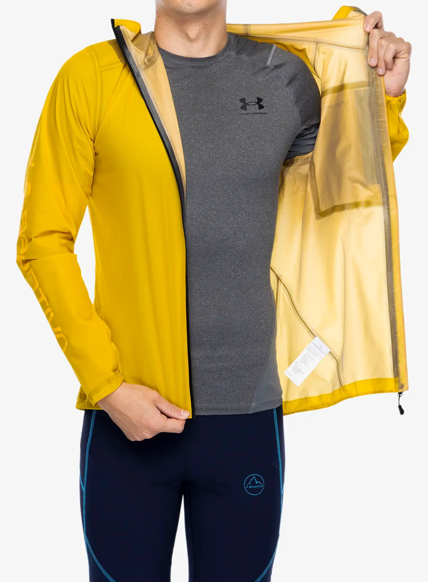 Bunda na běhání La Sportiva Ethereal Pro Jacket - yellow/black