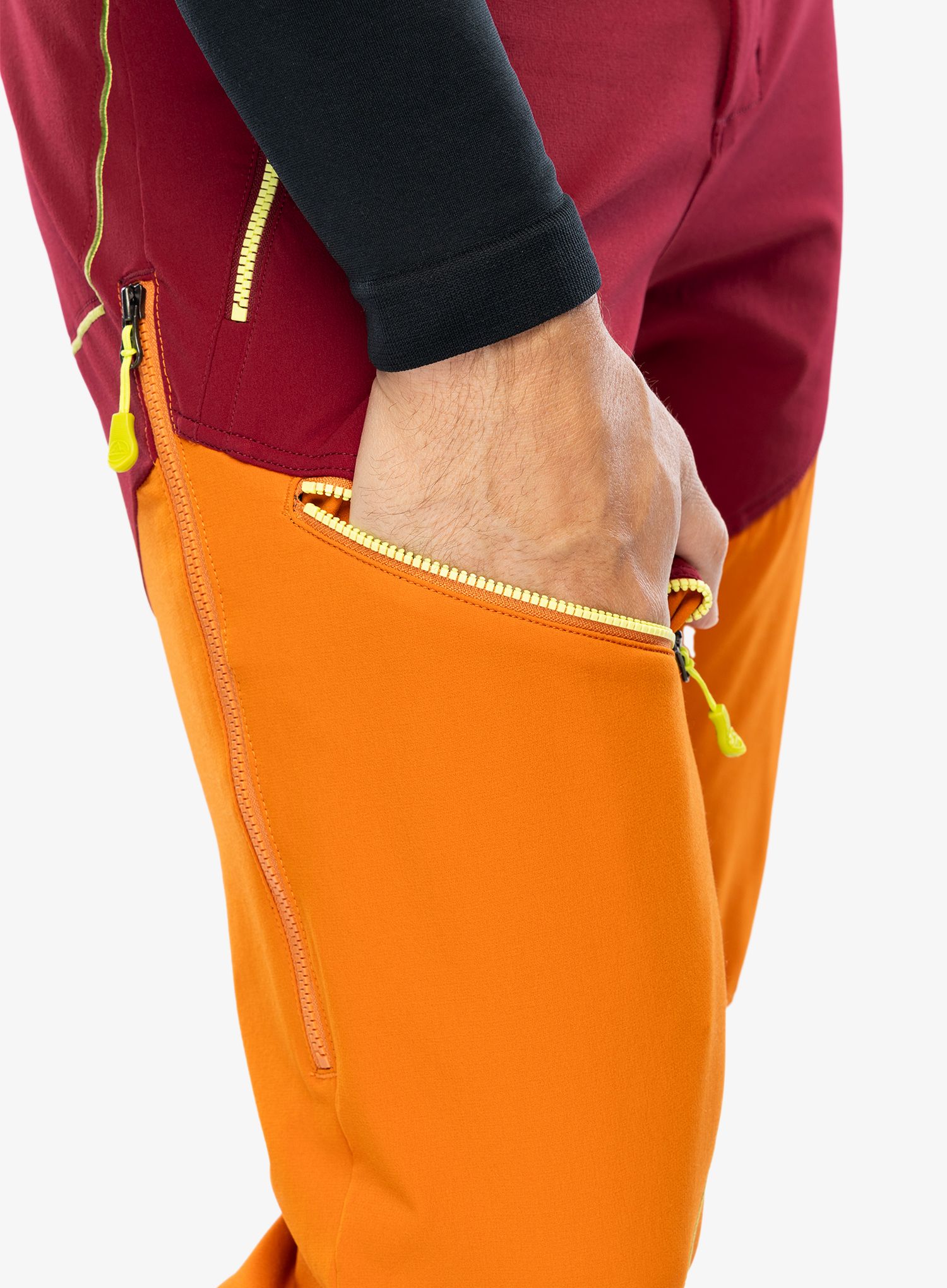 Skialpové kalhoty La Sportiva Excelsior Pant - hawaiian sun/sangria