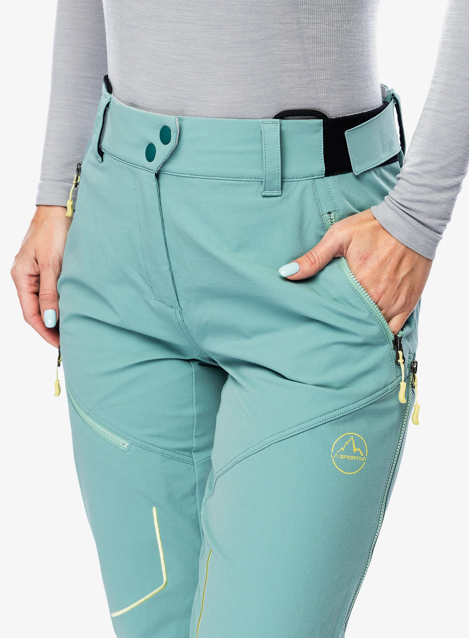 Softshellové kalhoty dámské La Sportiva Excelsior Pant - juniper/zest