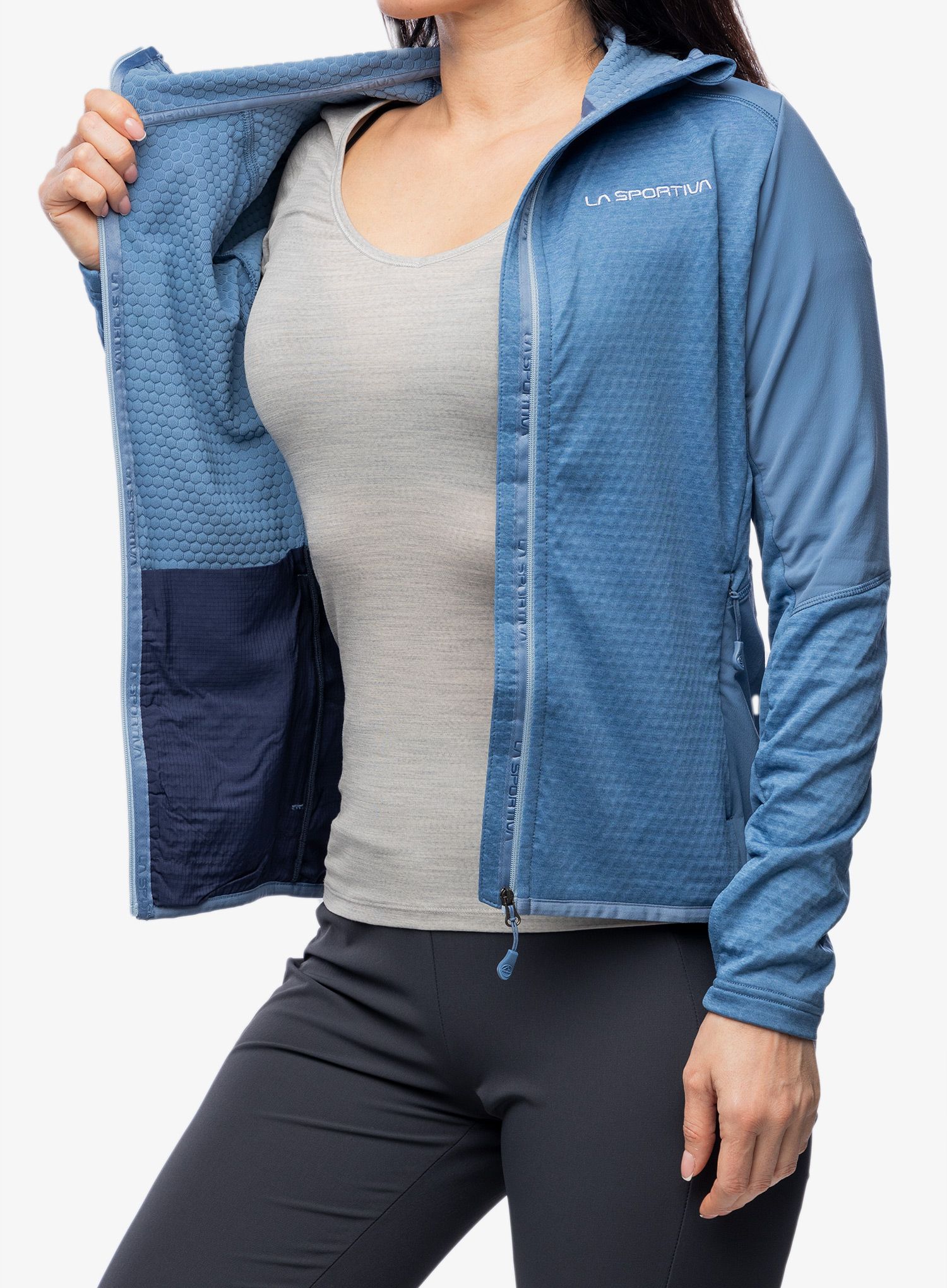Dámská mikina s kapucí La Sportiva Existence Hoody - moonlight