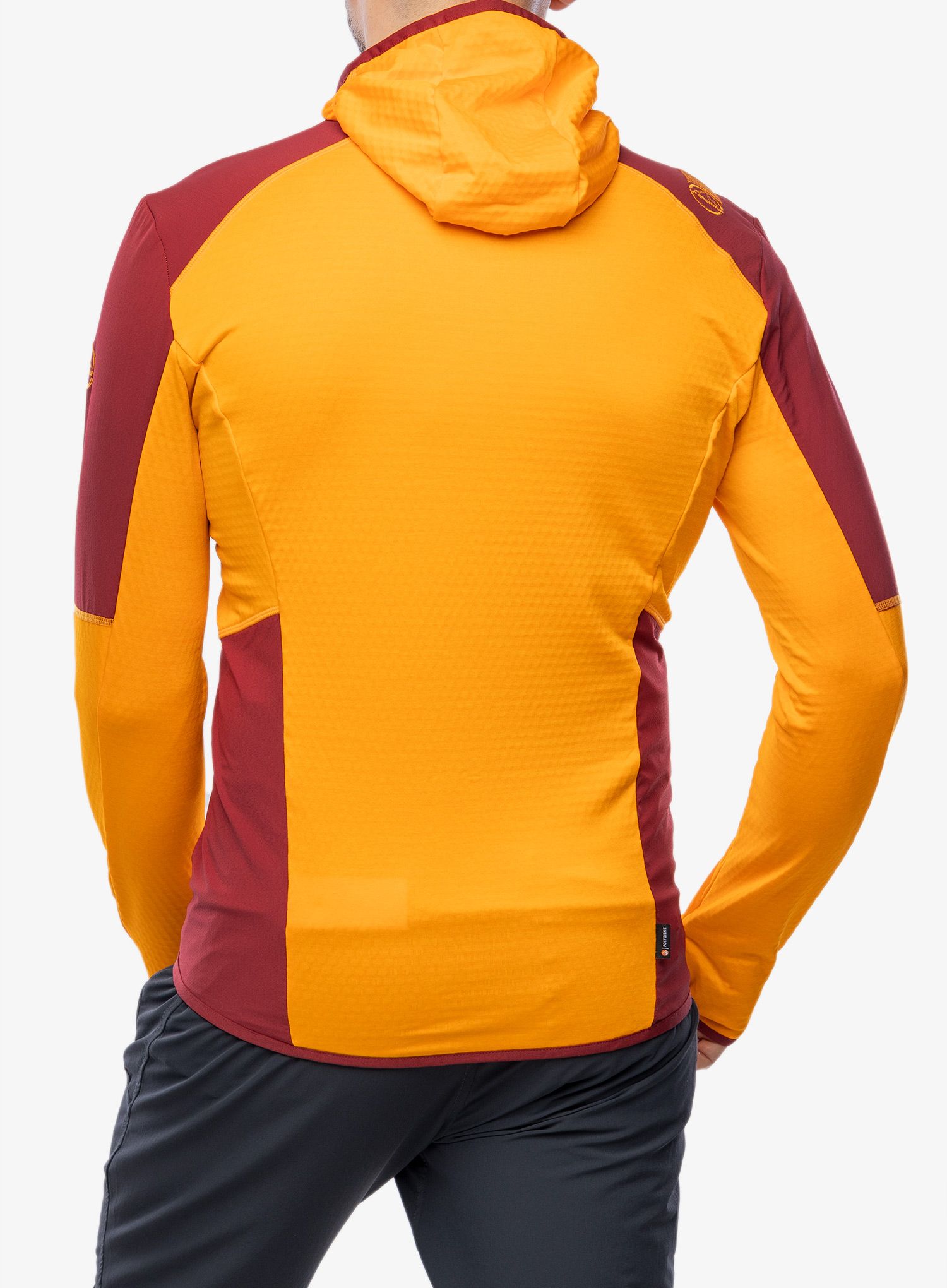 Mikina s kapucí La Sportiva Existence Hoody - papaya/sangria