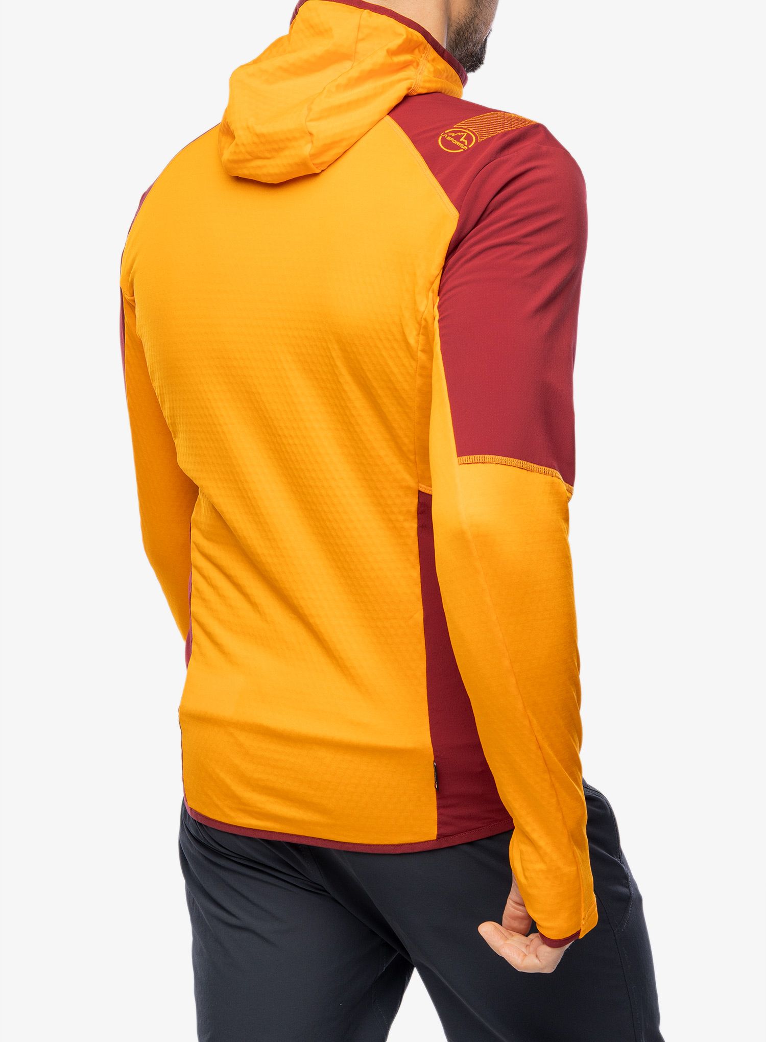 Mikina s kapucí La Sportiva Existence Hoody - papaya/sangria