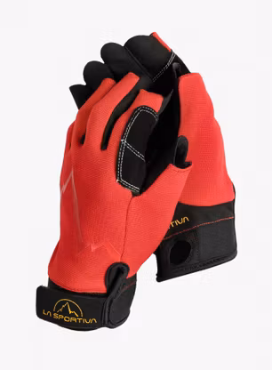 Rukavice na ferratu La Sportiva Ferrata Gloves - red