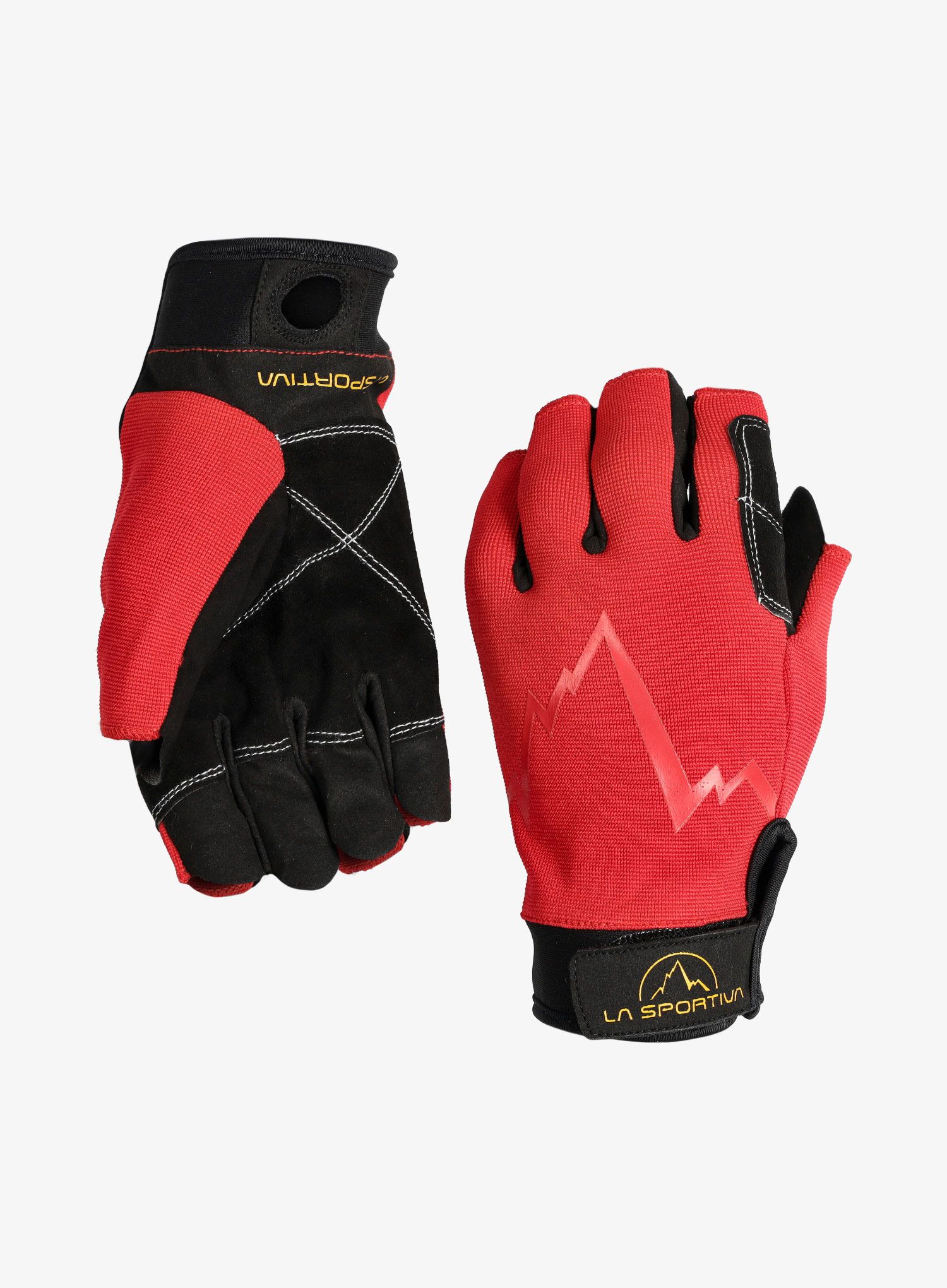 Rukavice na ferratu La Sportiva Ferrata Gloves - red