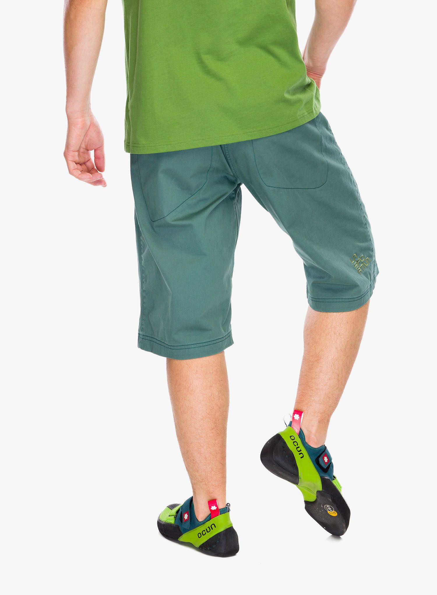 Lezecké kraťasy La Sportiva Flatanger Short - pine/kale