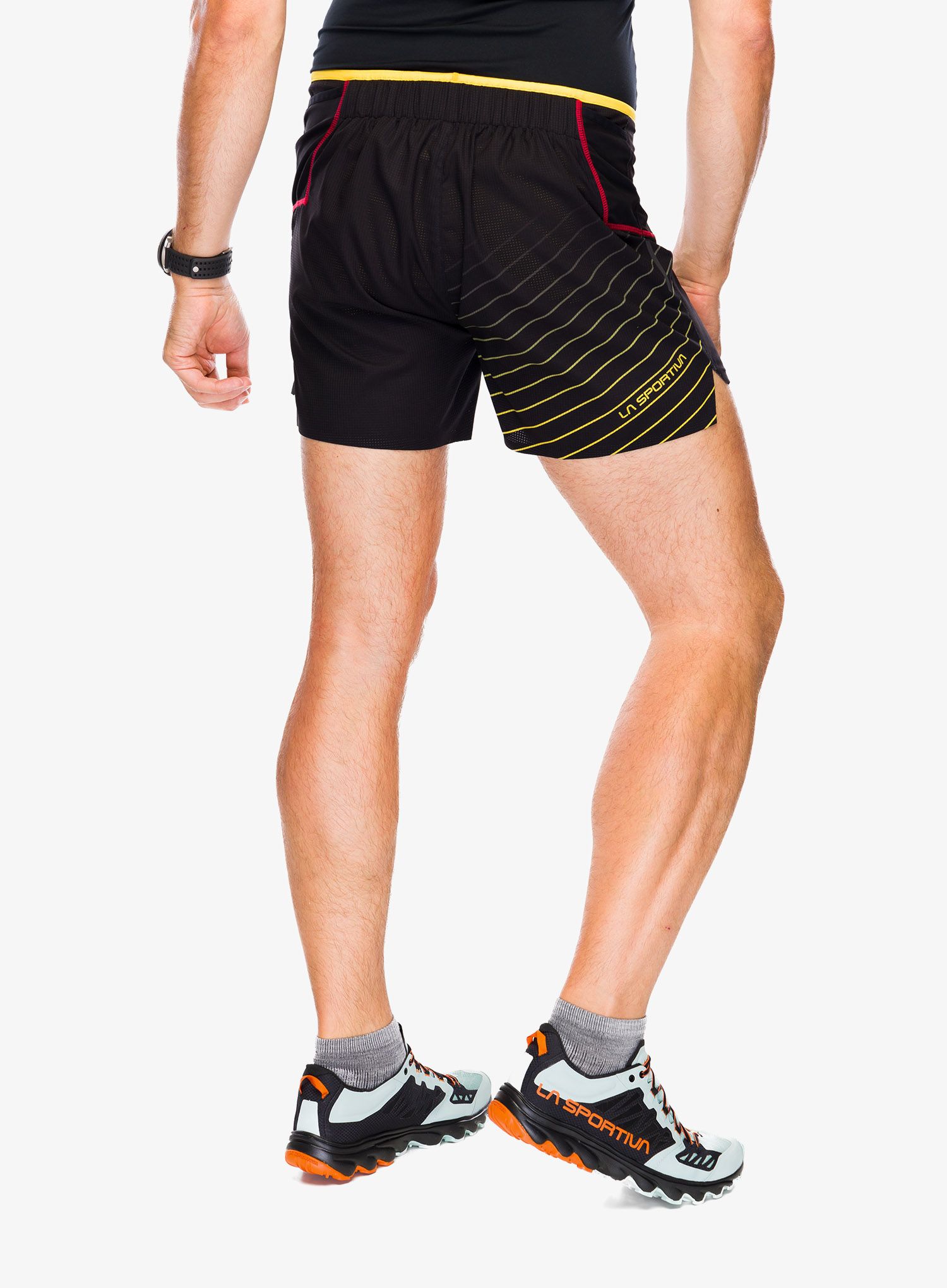 Běžecké kraťasy La Sportiva Freccia Short - black/yellow
