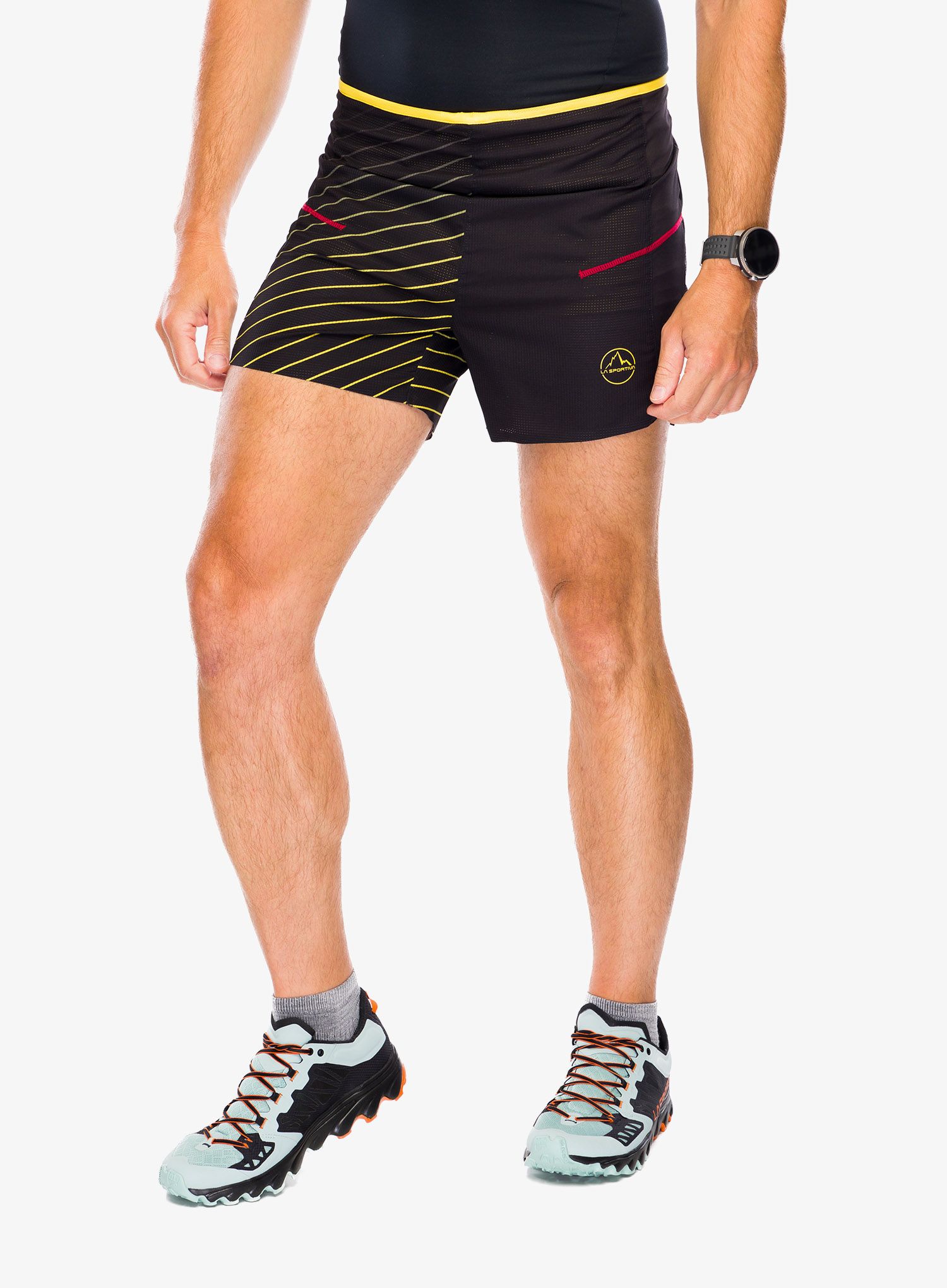 Běžecké kraťasy La Sportiva Freccia Short - black/yellow