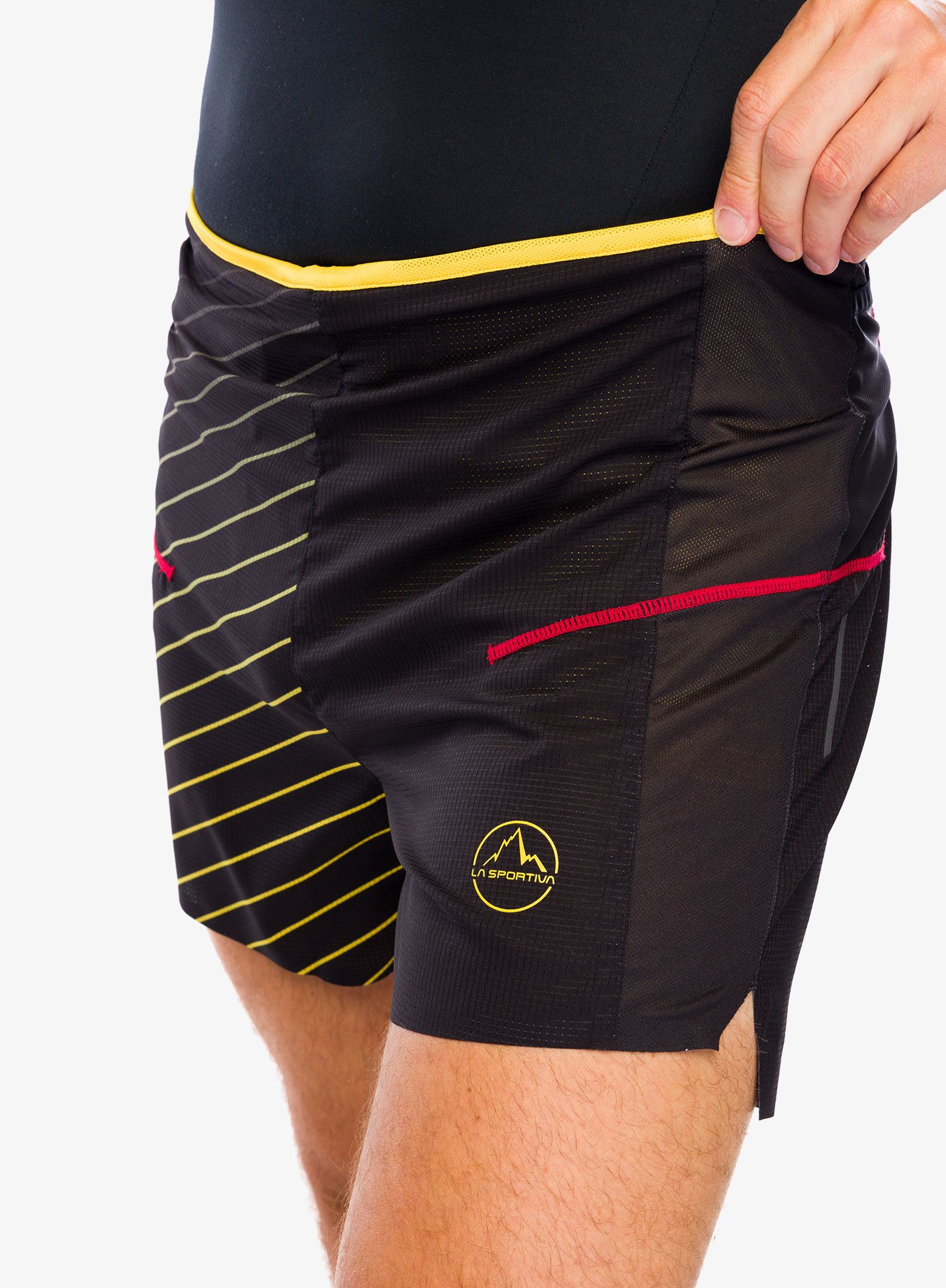 Běžecké kraťasy La Sportiva Freccia Short - black/yellow