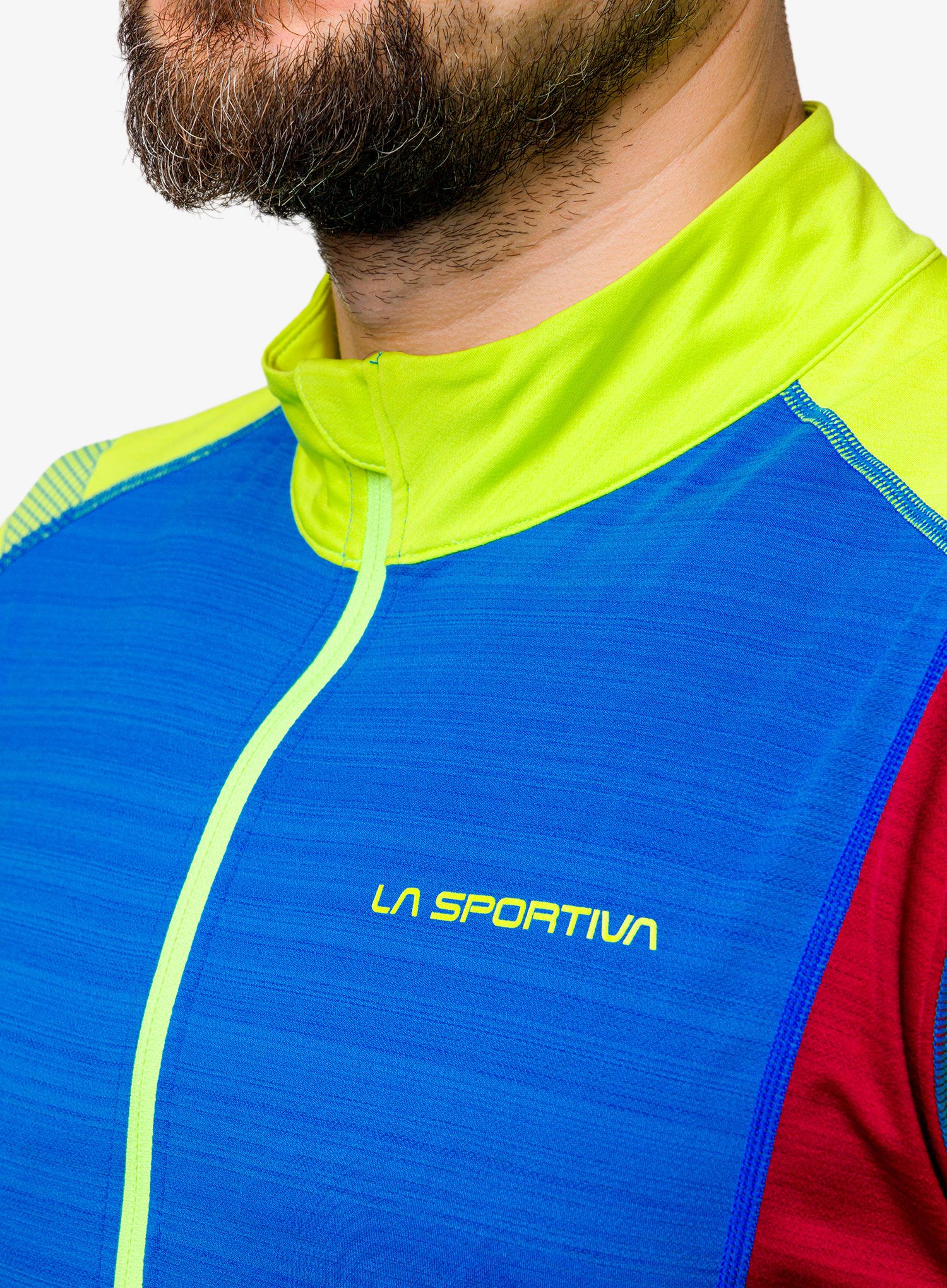 Funkční mikina La Sportiva Galaxia Long Sleeve - electric blue/lime punch