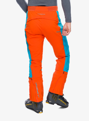 Softshell kalhoty La Sportiva Ikarus Pant - tropic blue/cherry tomato