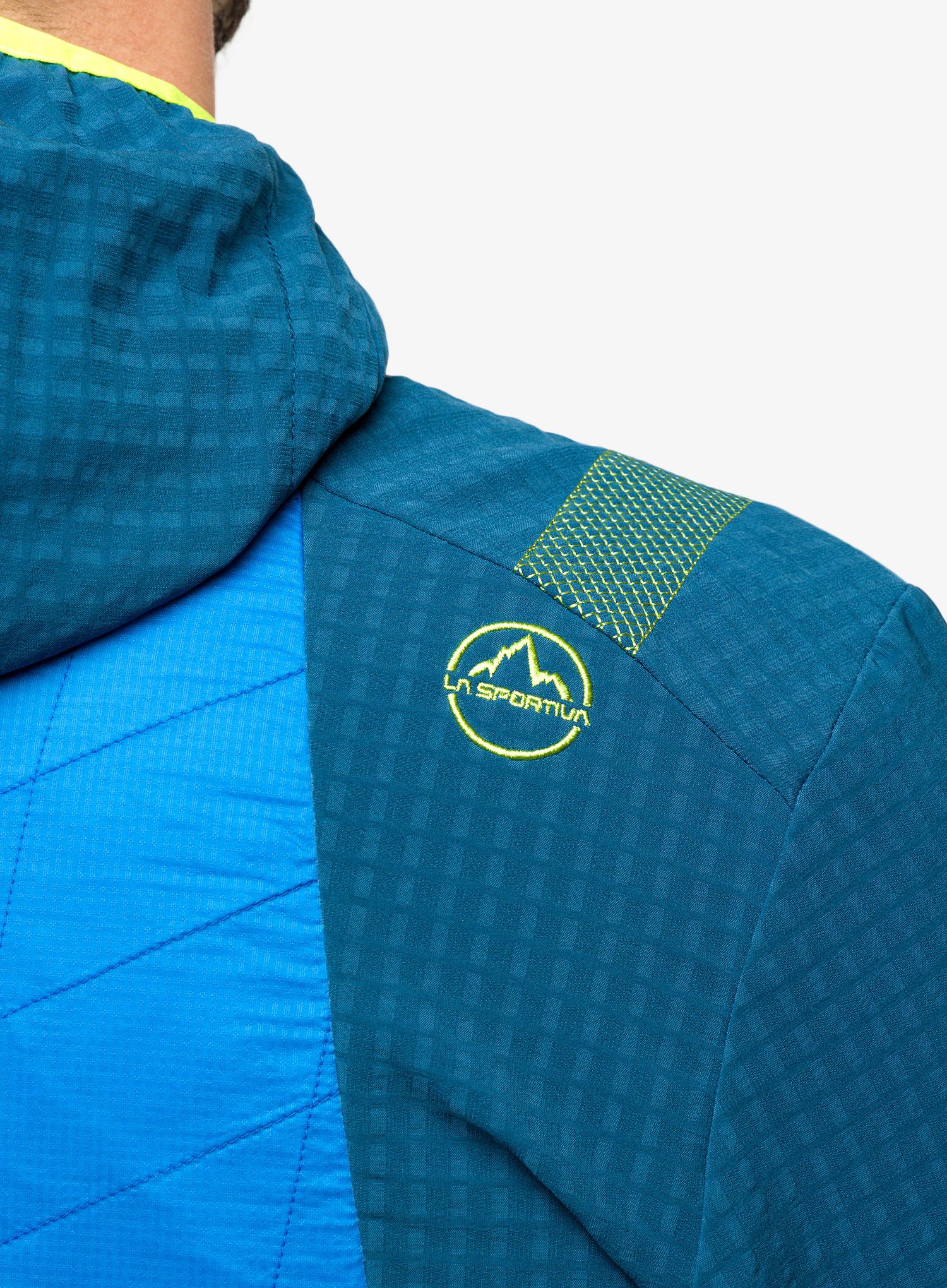 Hybridní bunda La Sportiva Kap Hybrid Hoody - electric blue/storm blue