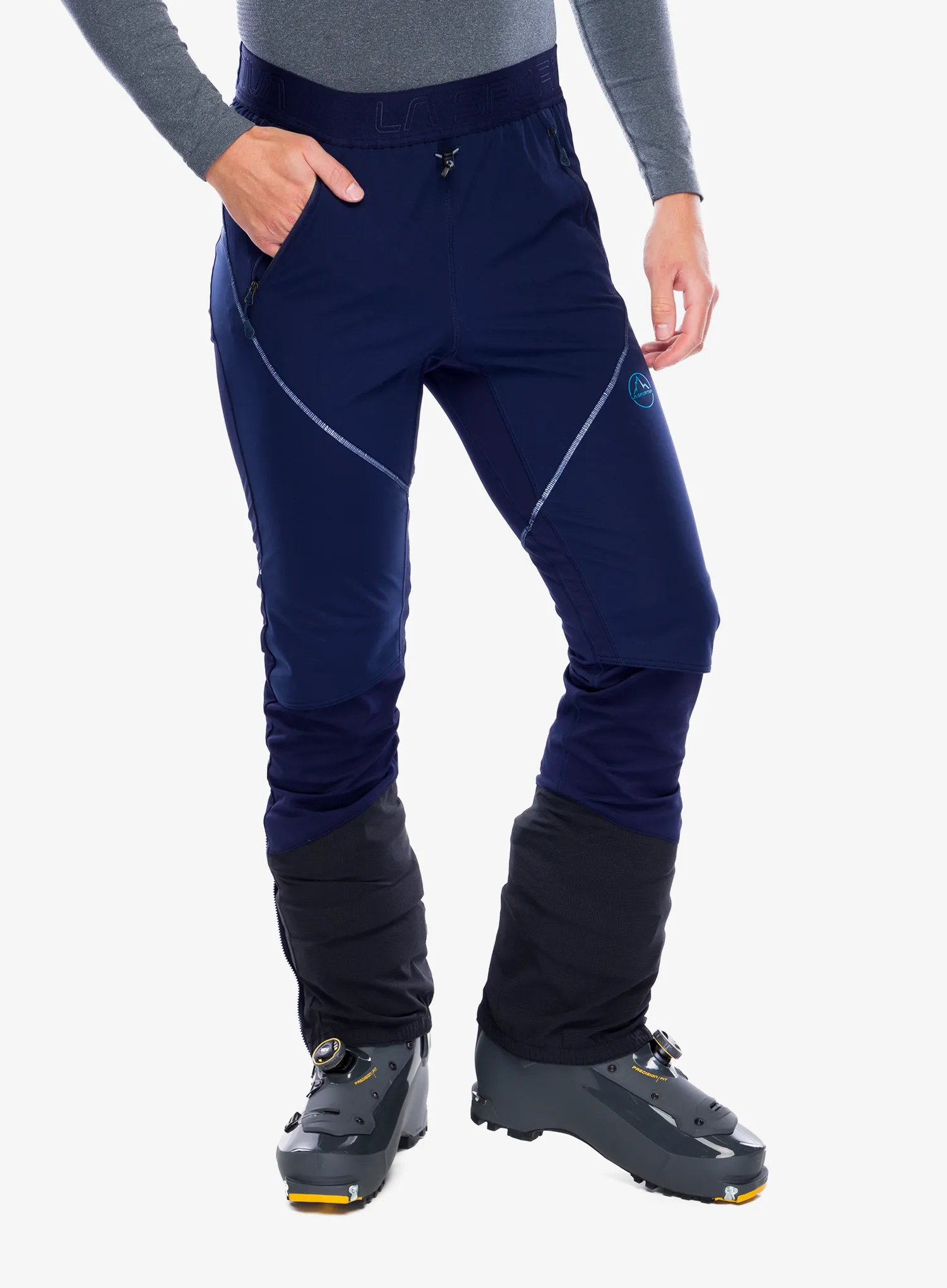 Kalhoty na hory La Sportiva Kyril Pant - deep sea/tropic blue