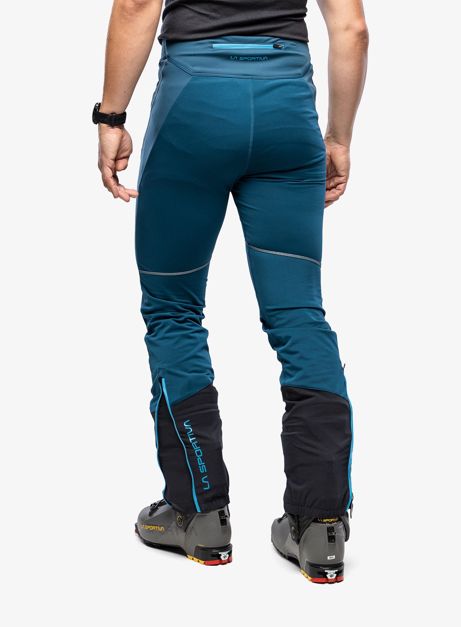Skialpové kalhoty La Sportiva Kyril Pant - storm blue/maui