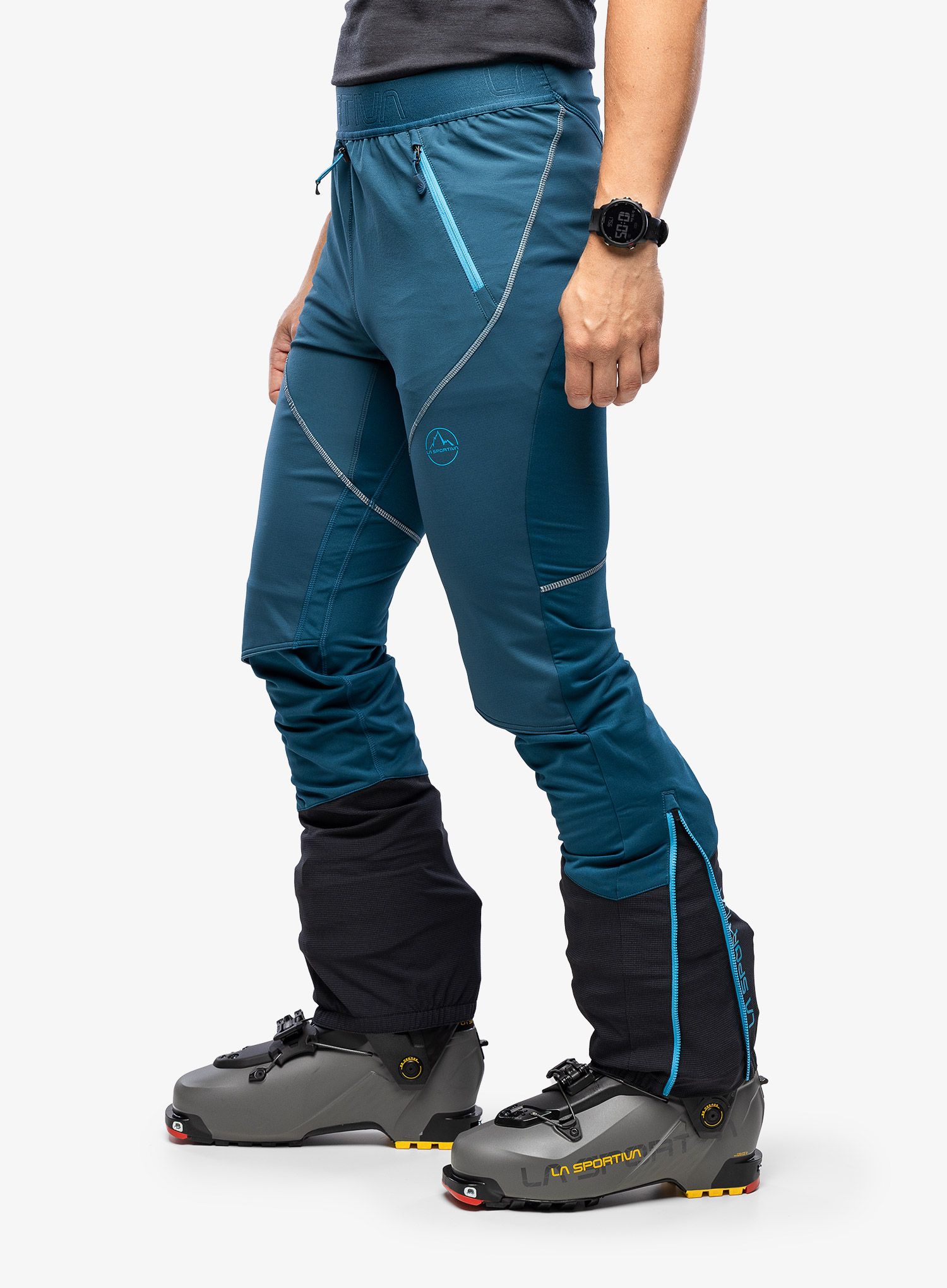 Skialpové kalhoty La Sportiva Kyril Pant - storm blue/maui