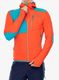 Mikina s kapucí La Sportiva Lucendro Thermal Hoody - cherry tomato/tropic blue