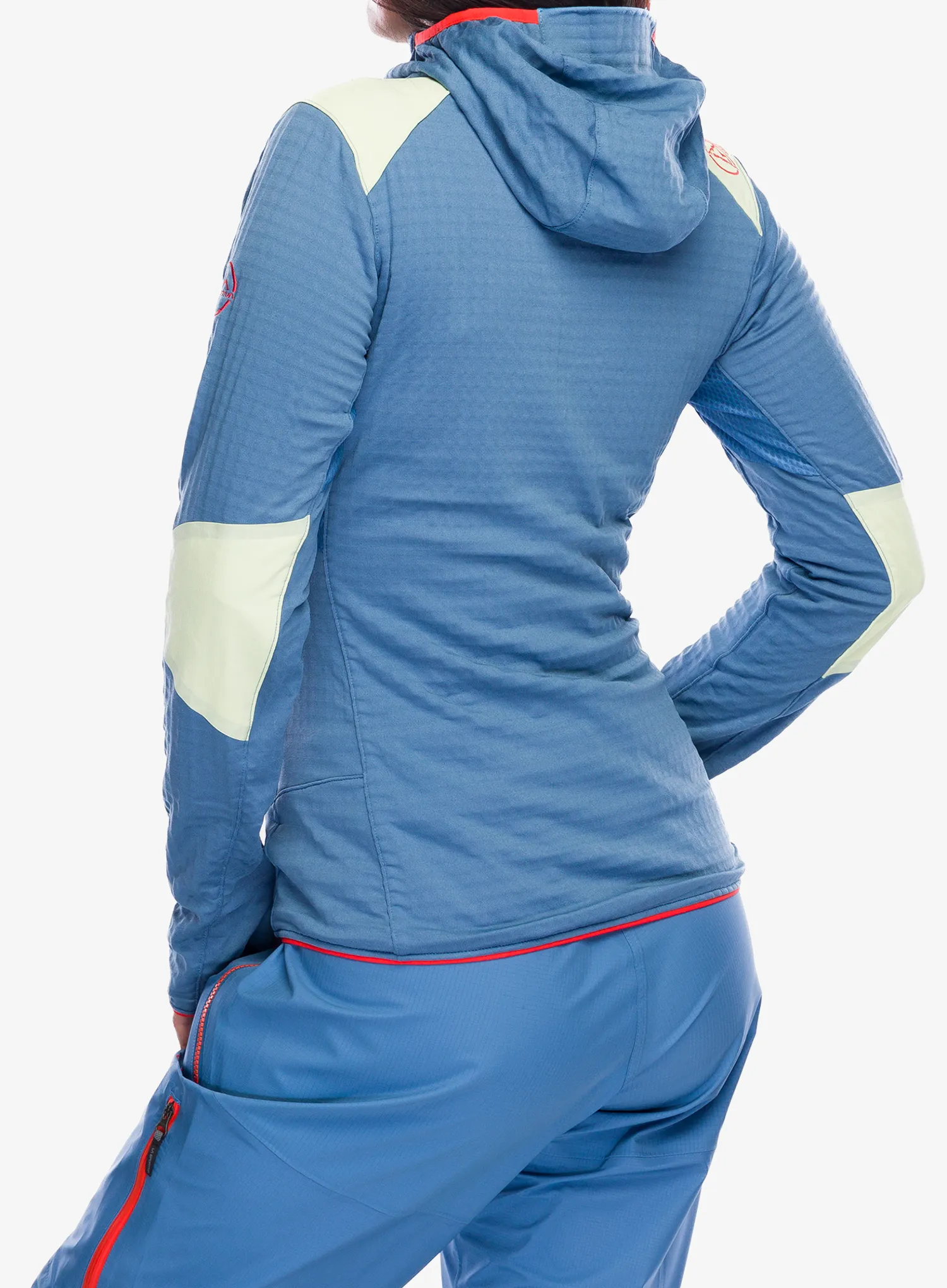 Dámská mikina s kapucí La Sportiva Lucendro Thermal Hoody - moonlight/zest