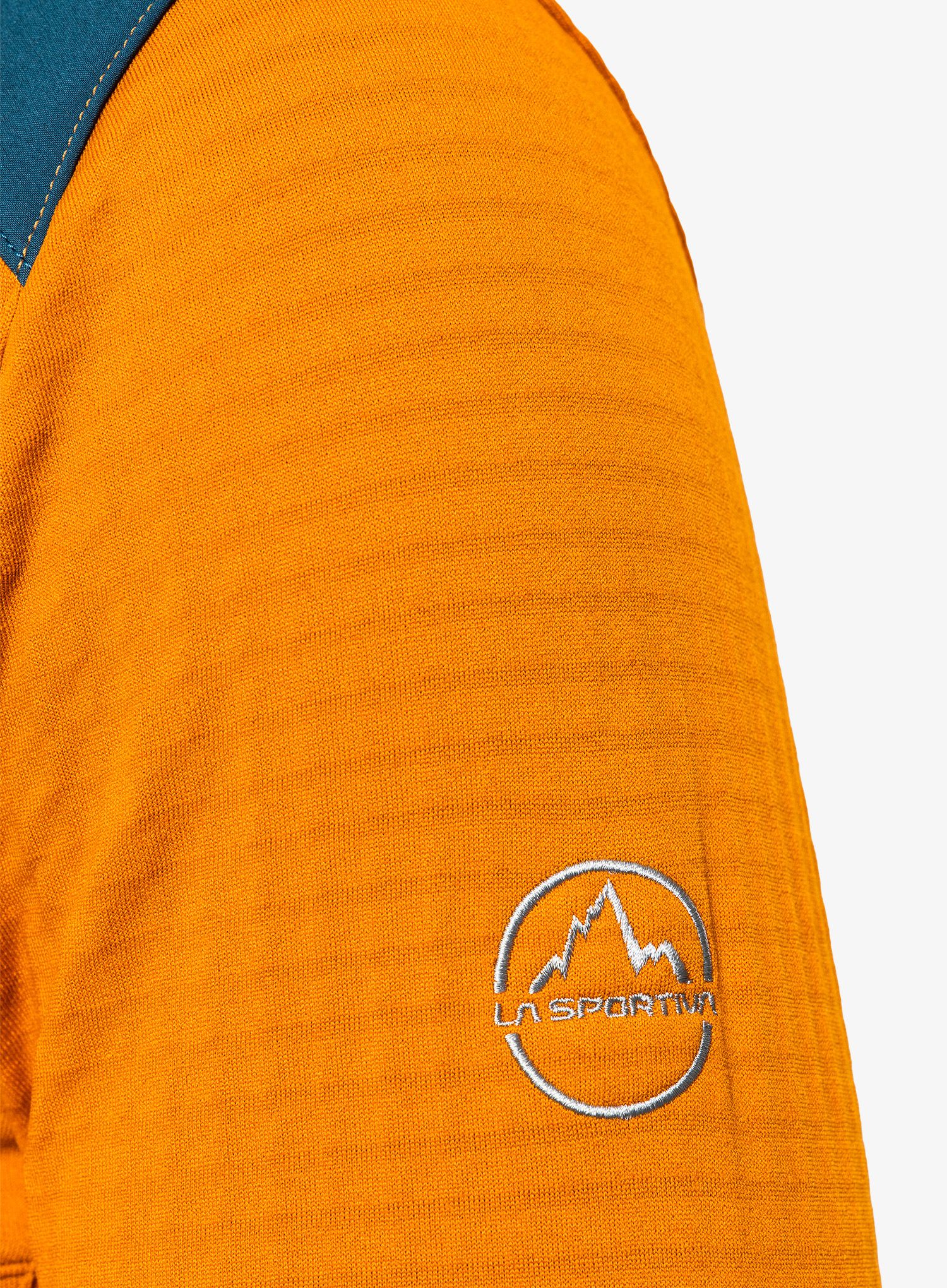 Pánská mikina La Sportiva Lucendro Thermal Hoody  - hawaiian sun/storm blue