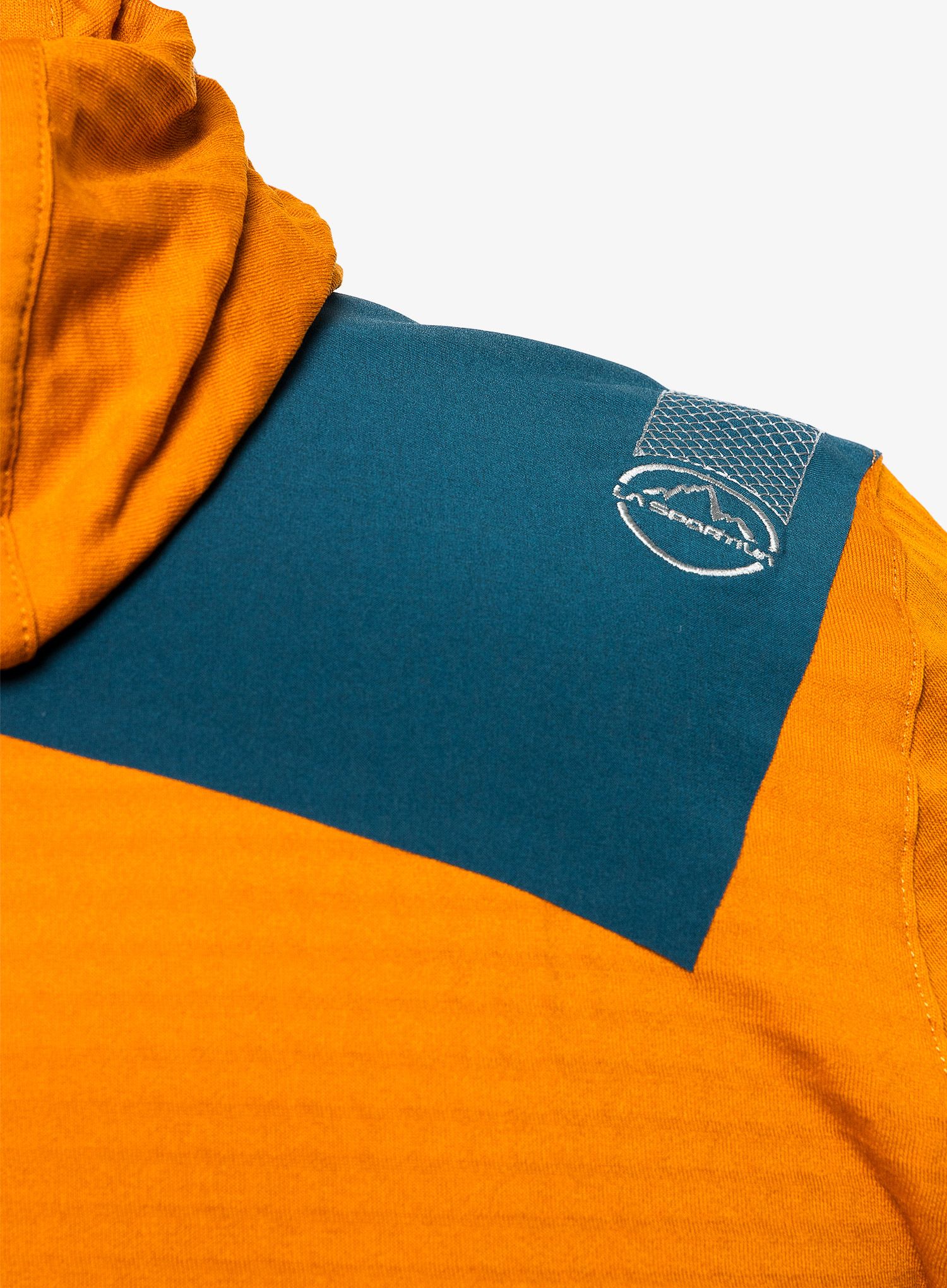 Pánská mikina La Sportiva Lucendro Thermal Hoody  - hawaiian sun/storm blue