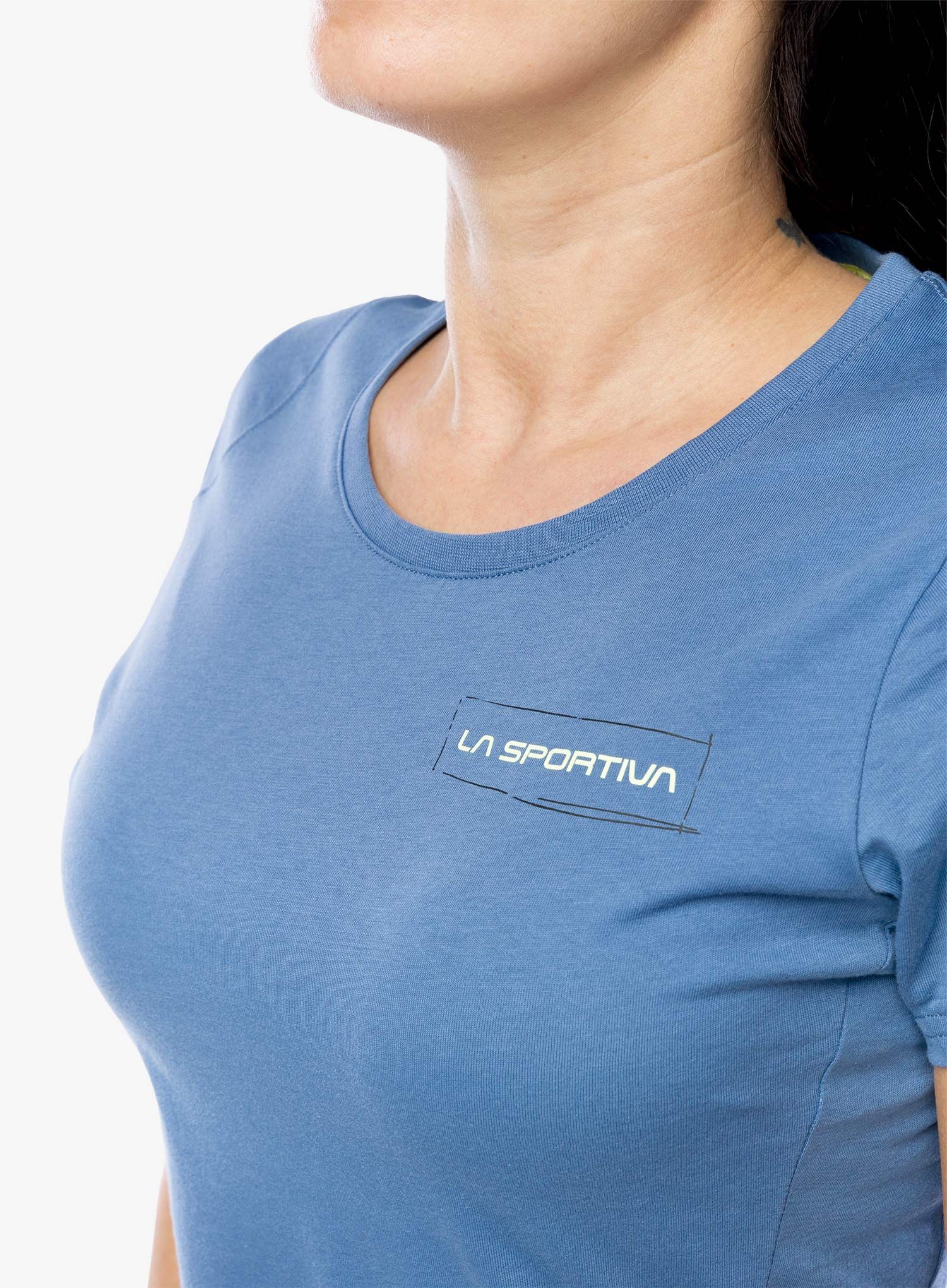 Bavlněné tričko dámské La Sportiva Mantra T-Shirt - moonlight