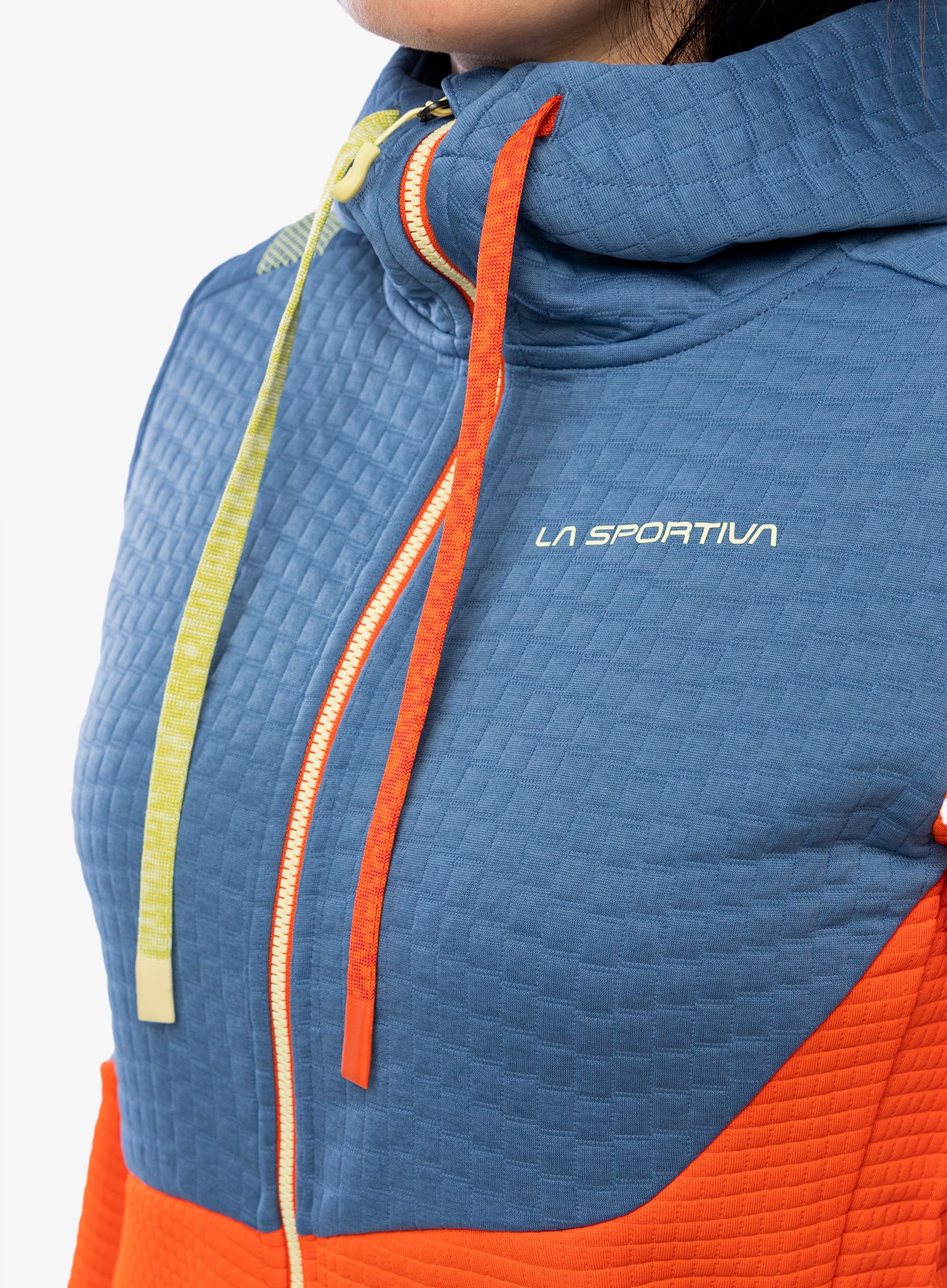 Dámská mikina s kapucí La Sportiva Method Hoody - cherry tomato/moonlight