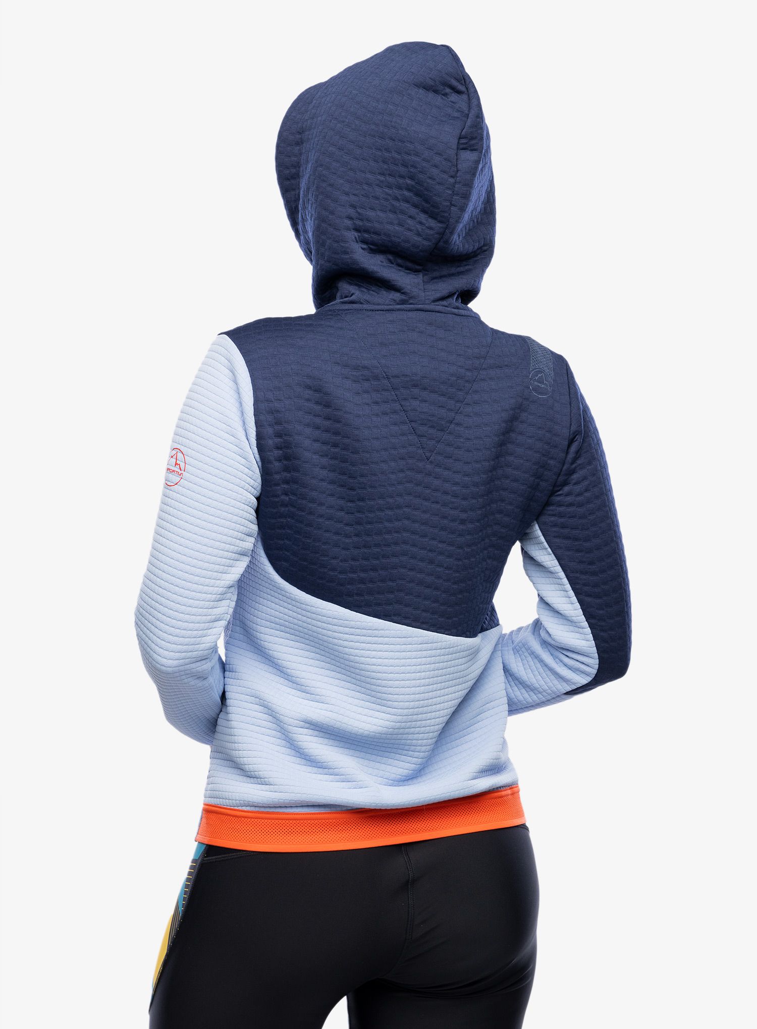 Dámská mikina s kapucí La Sportiva Method Hoody - stone-blue/deep sea