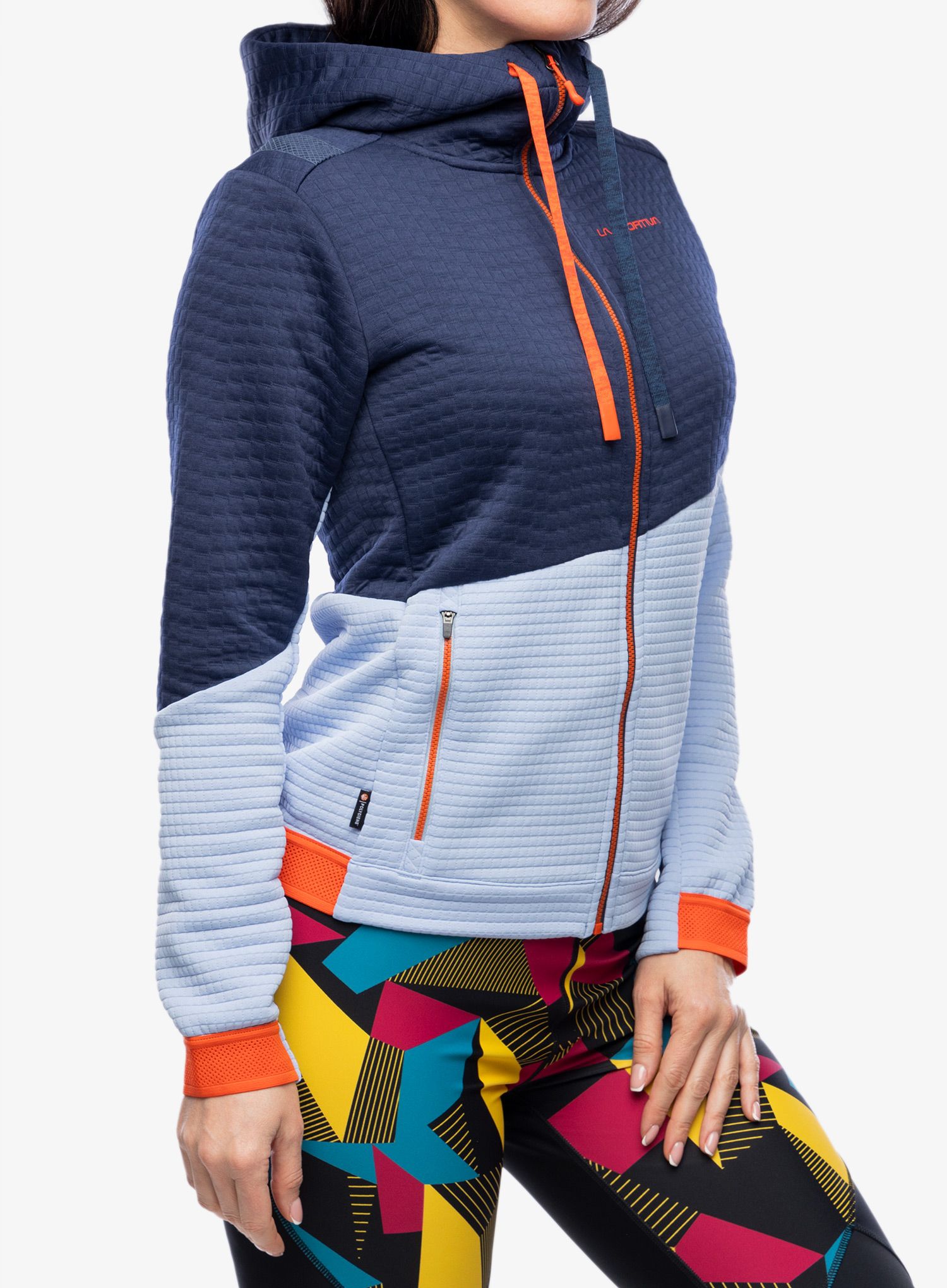 Dámská mikina s kapucí La Sportiva Method Hoody - stone-blue/deep sea
