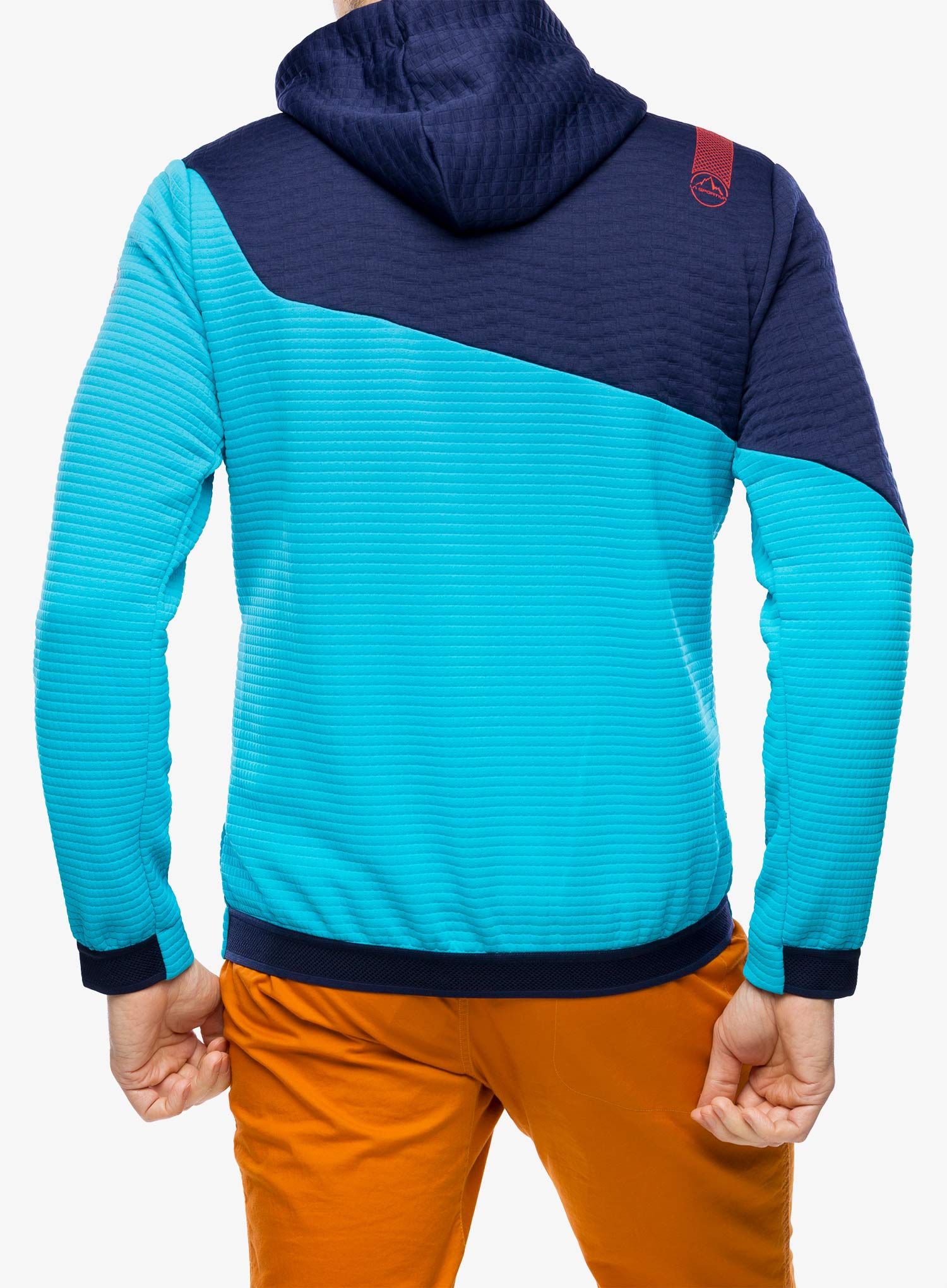 Mikina s kapucí La Sportiva Method Hoody - tropic blue/deep sea