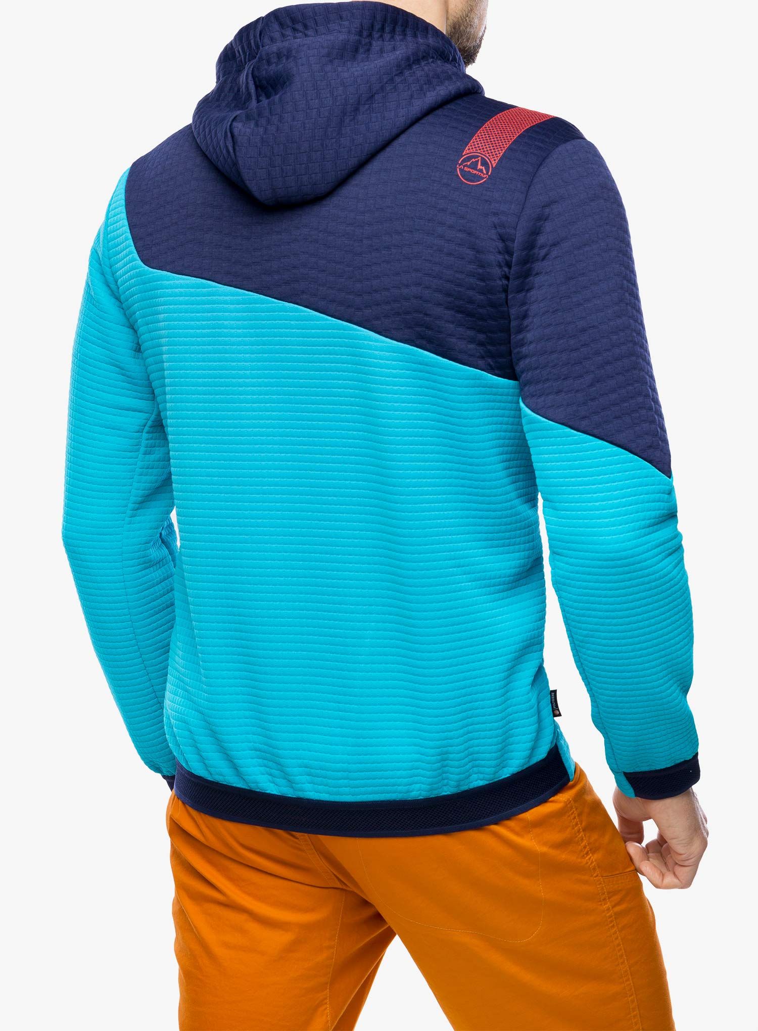 Mikina s kapucí La Sportiva Method Hoody - tropic blue/deep sea