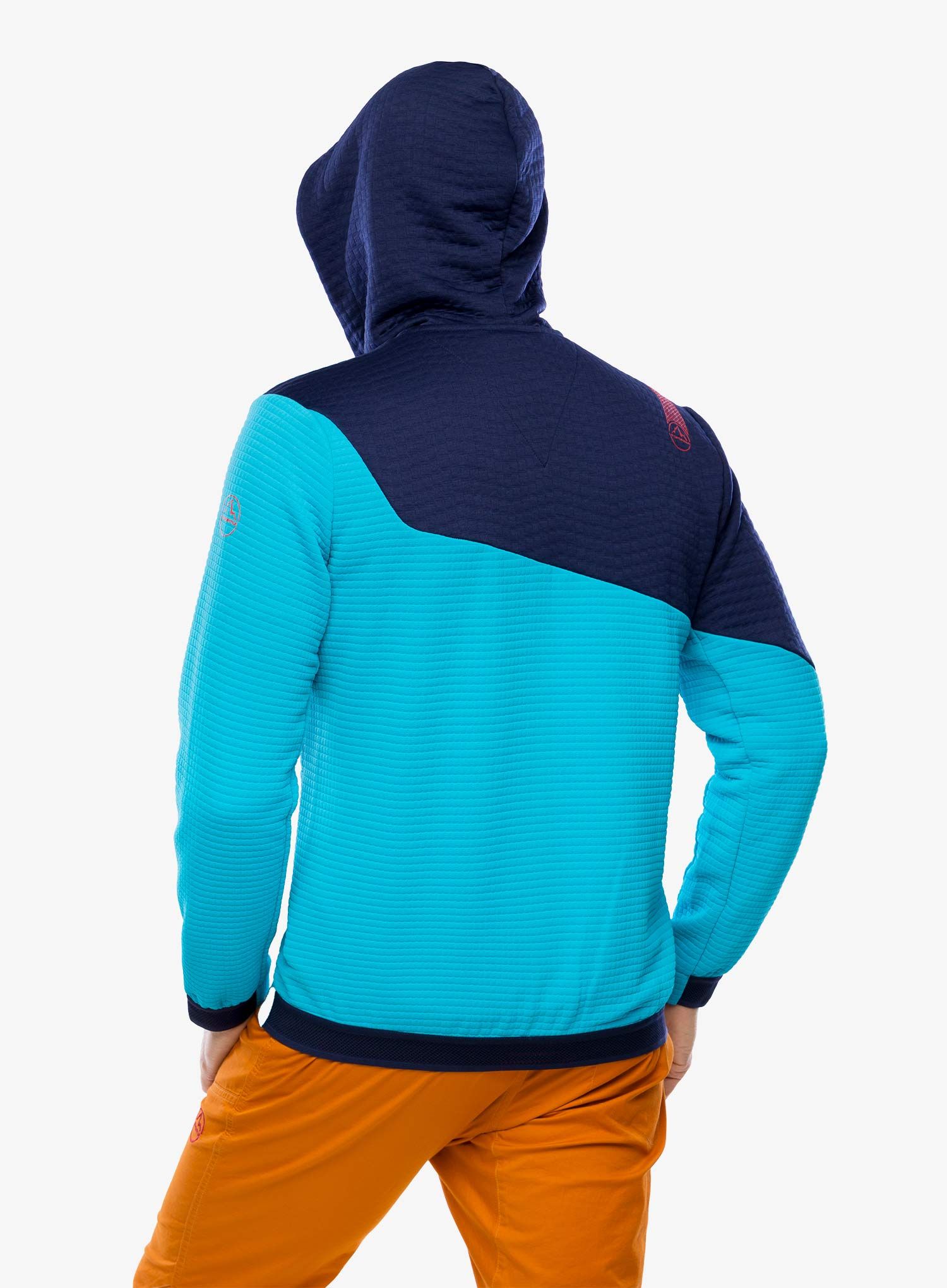 Mikina s kapucí La Sportiva Method Hoody - tropic blue/deep sea