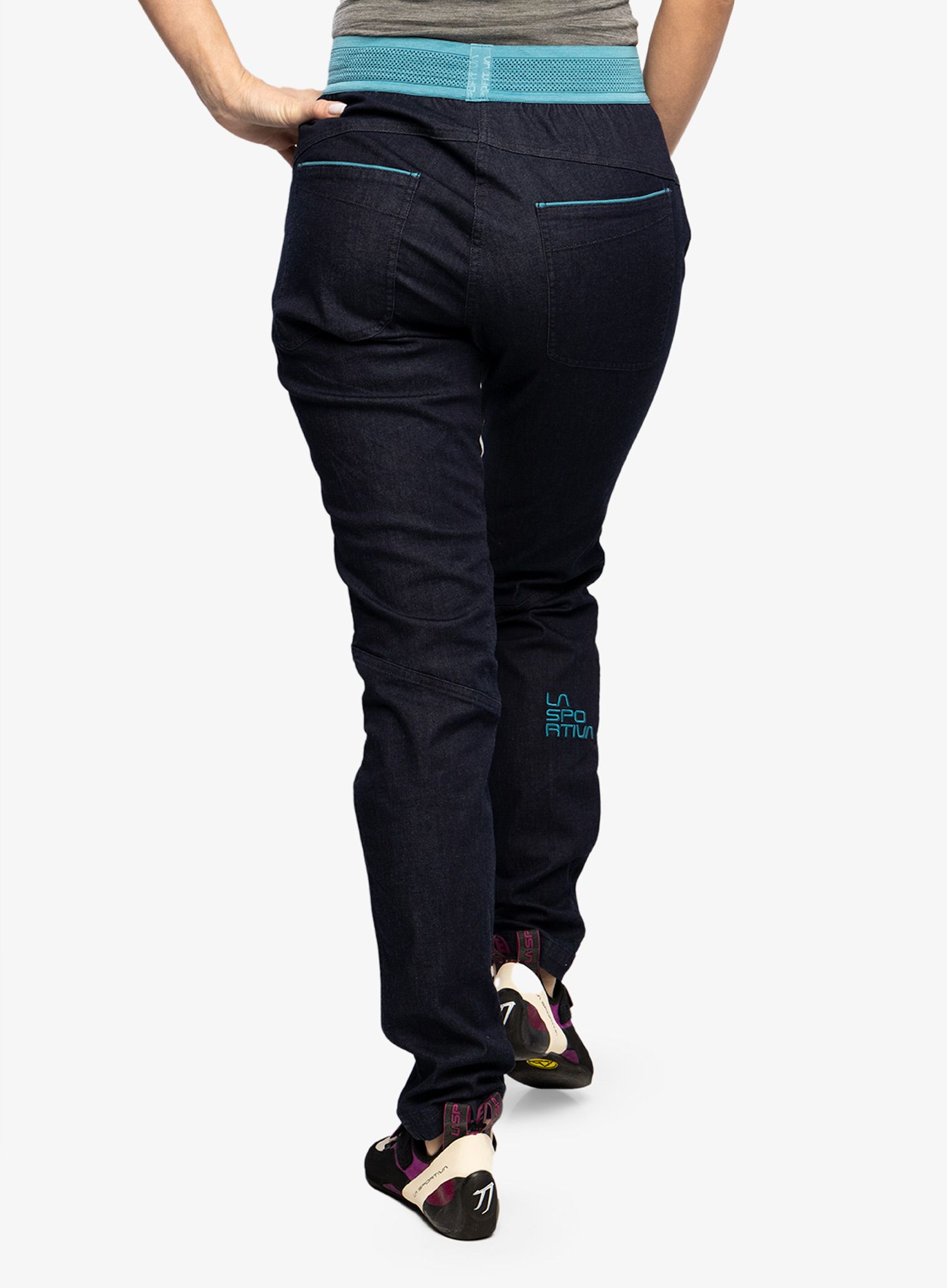 Lezecké kalhoty dámské La Sportiva Miracle Jeans - jeans/topaz