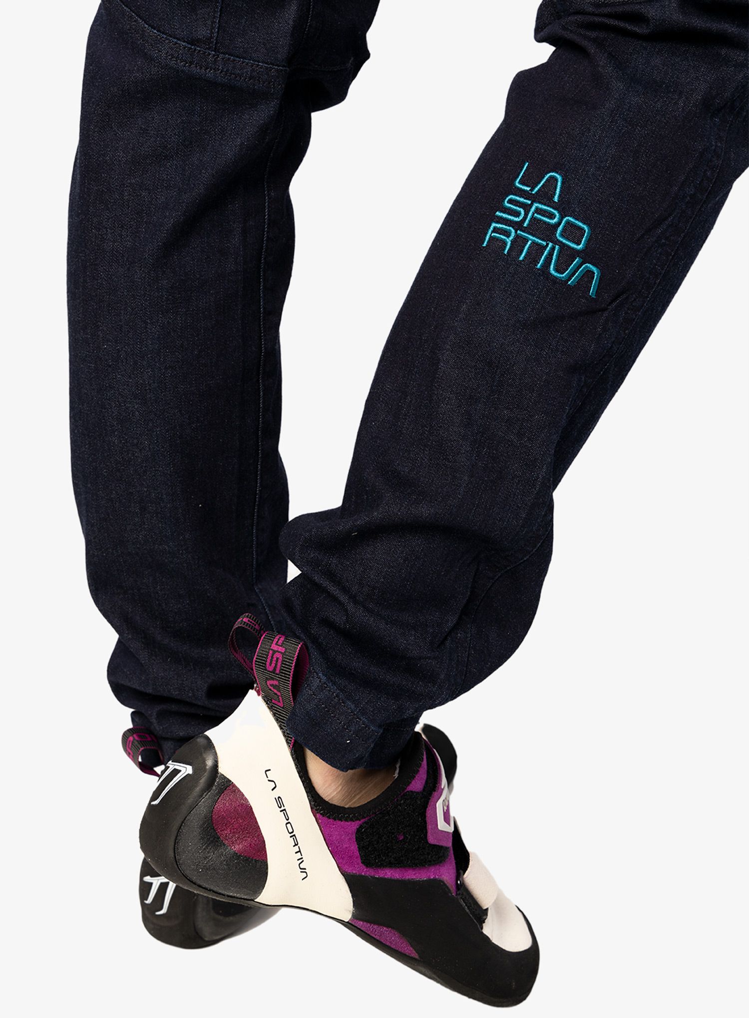 Lezecké kalhoty dámské La Sportiva Miracle Jeans - jeans/topaz